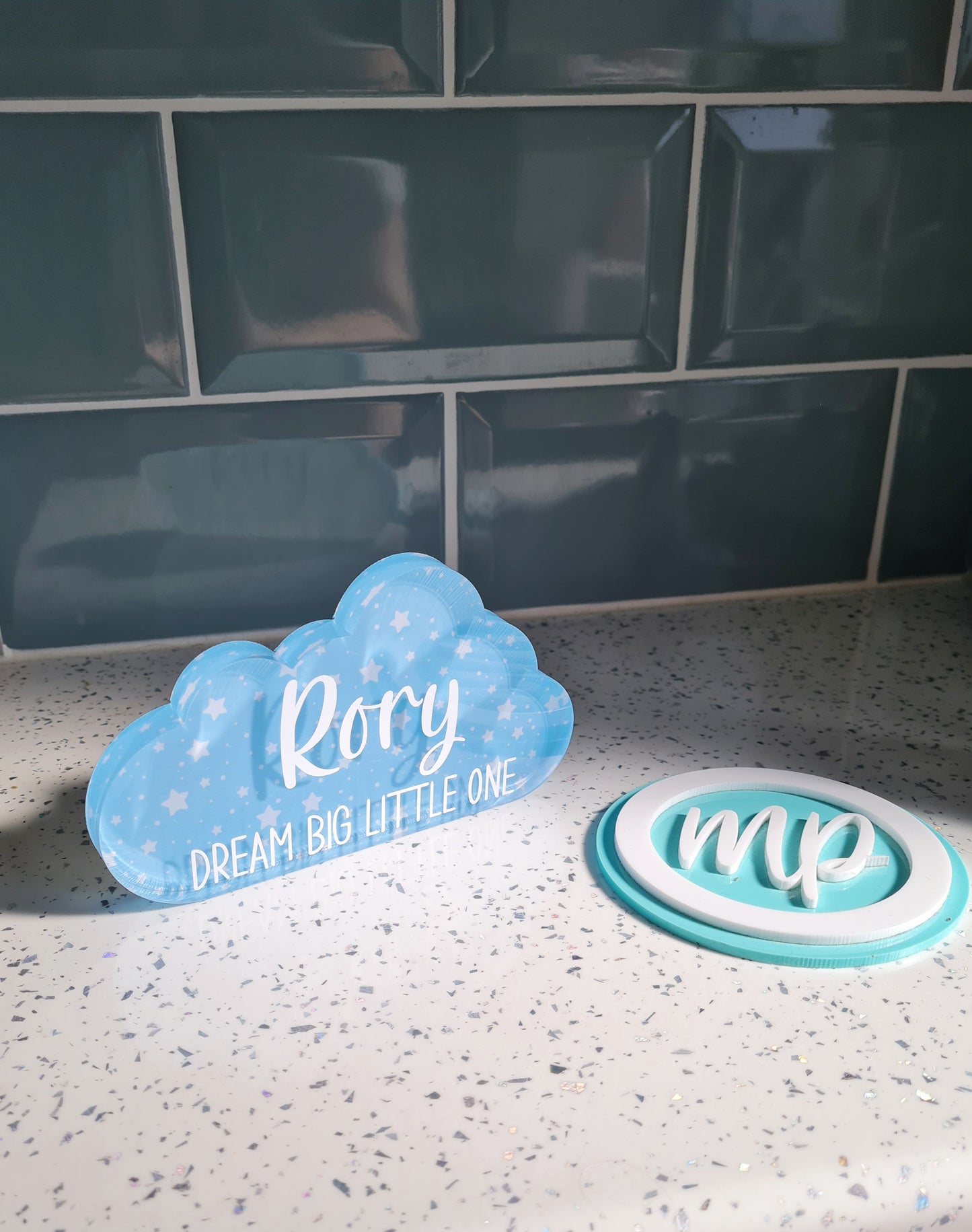 New Baby Personalised Keepsake Cloud - Nursery Decoration