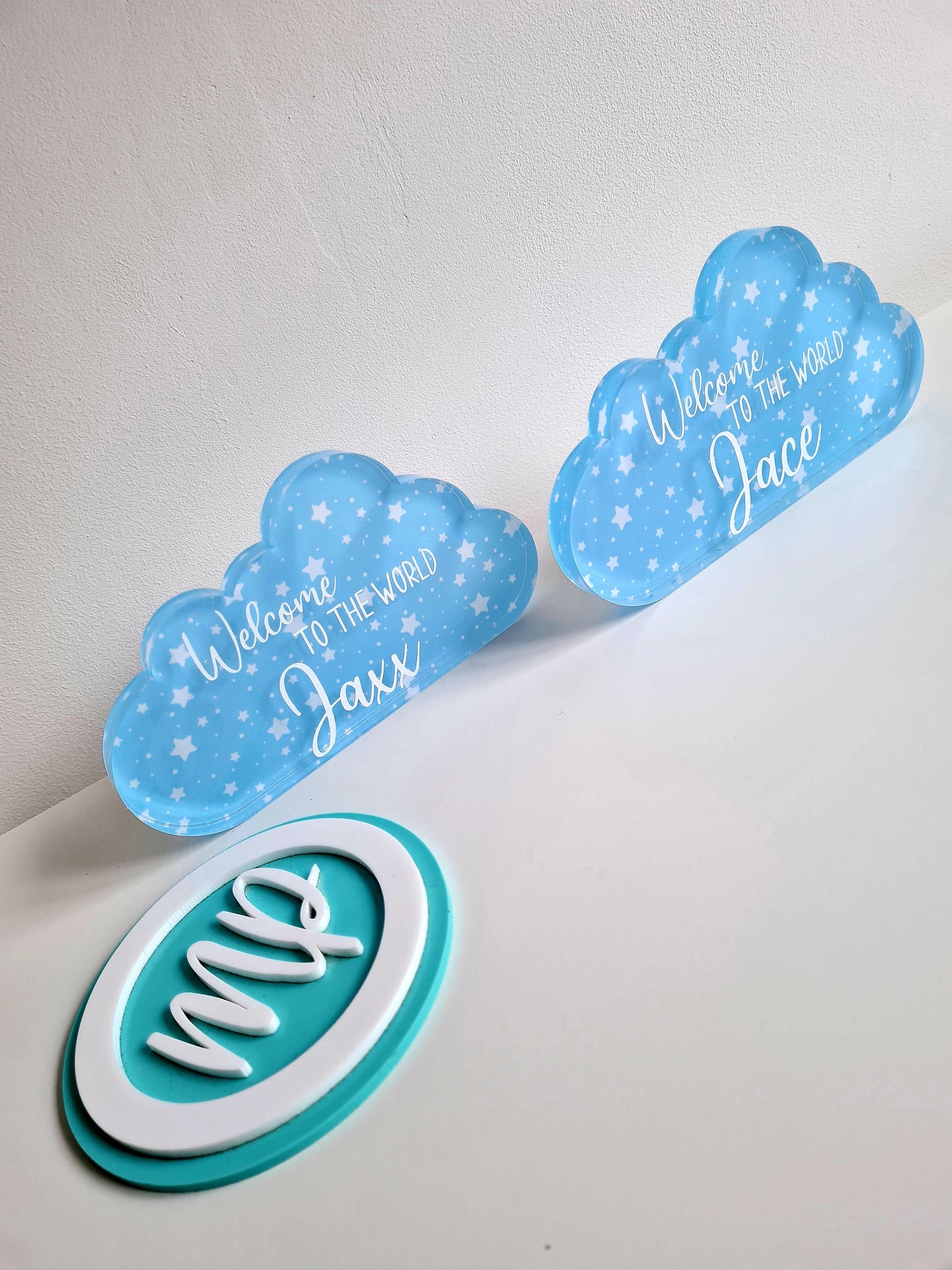 New Baby Personalised Keepsake Cloud - Nursery Decoration
