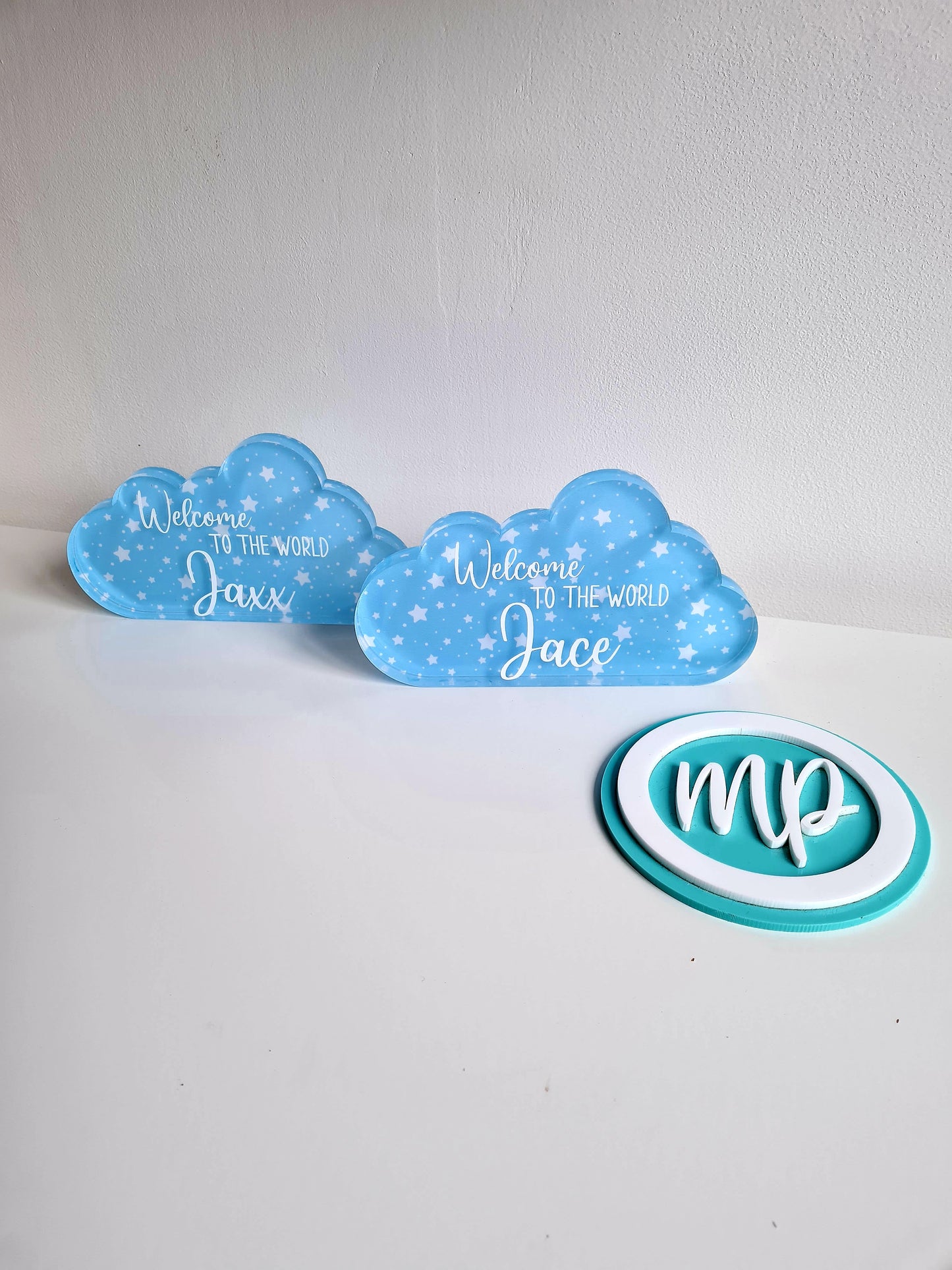 New Baby Personalised Keepsake Cloud - Nursery Decoration