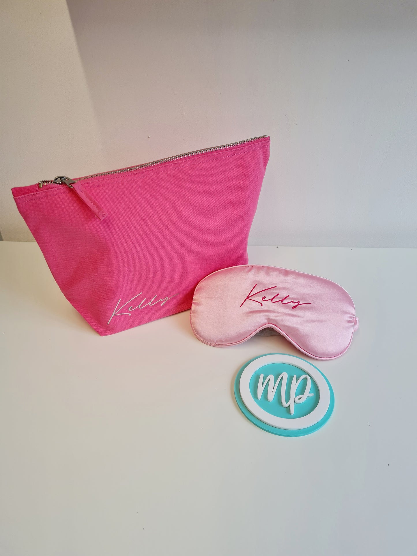 Personalised Accessory Makeup Bag - Bridesmaid Bag - Bride Bag - Gift Set