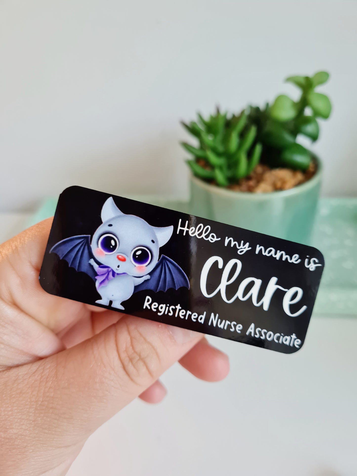 Halloween Name Badges - ALL HALLOWEEN DESIGNS - Nurse, Midwife, Student Nurse, Student Midwife, Healthcare, Carer, NHS Name Badge