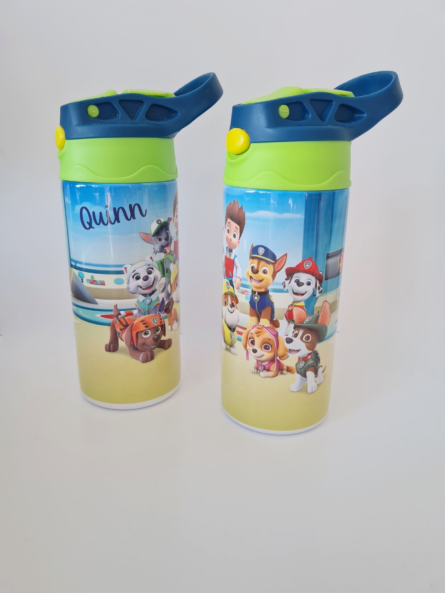 Personalised Kids Water Bottle - Dog Patrol Theme