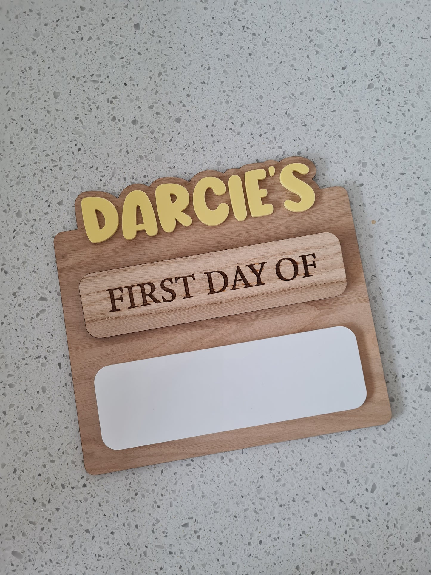 First Day of School - Last Day of School Board