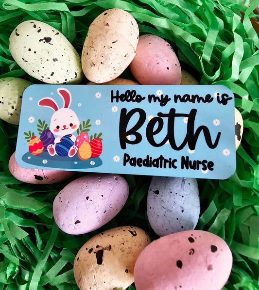 Nurse Name Badge, Easter Theme Name Badge, Student Nurse Name Badge, Midwife Name Badge, Student Midwife, Doctor Name Badge.