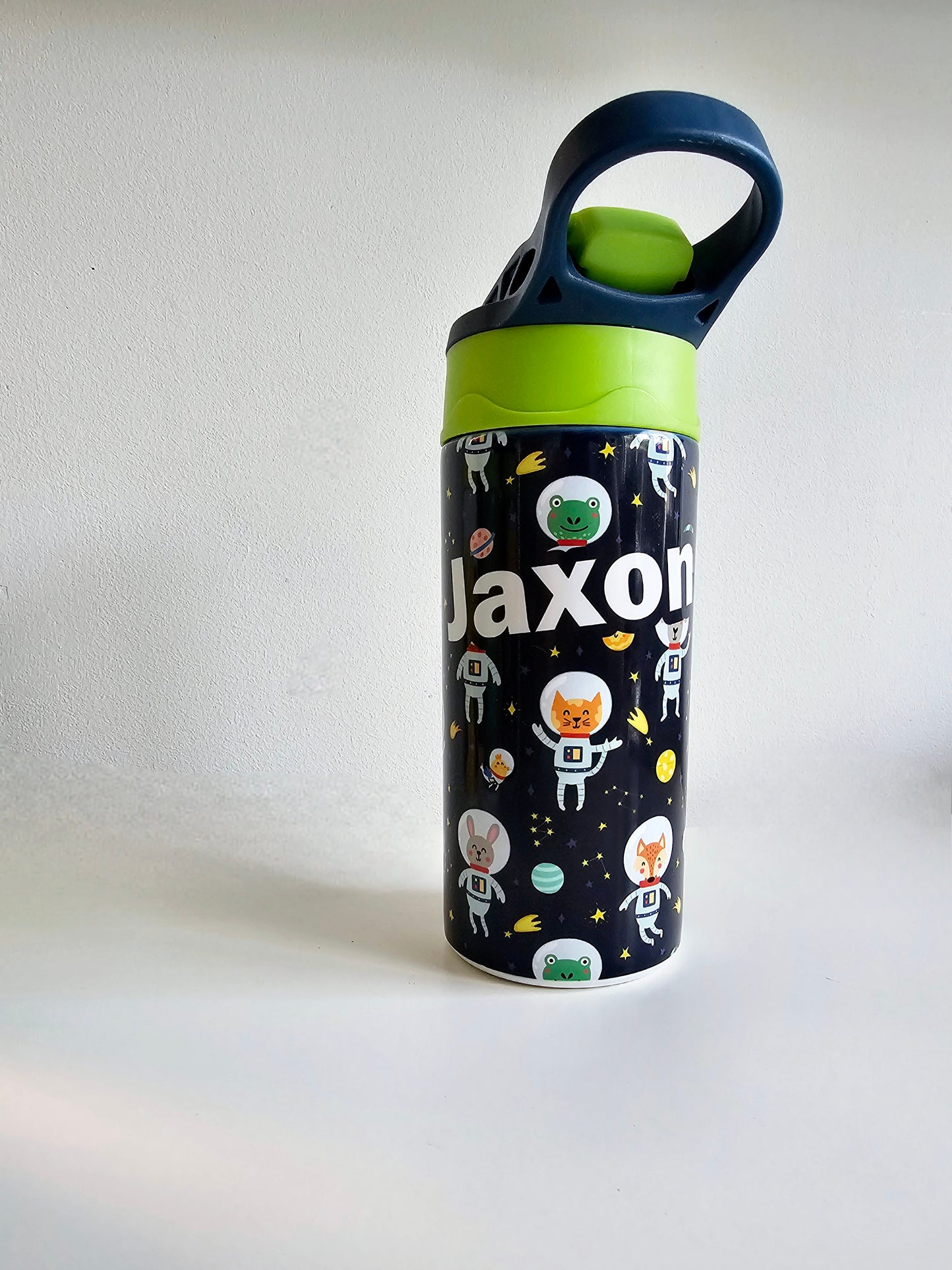 Personalised Water Bottle, Metal Kids Bottle, ALL CURRENT DESIGNS