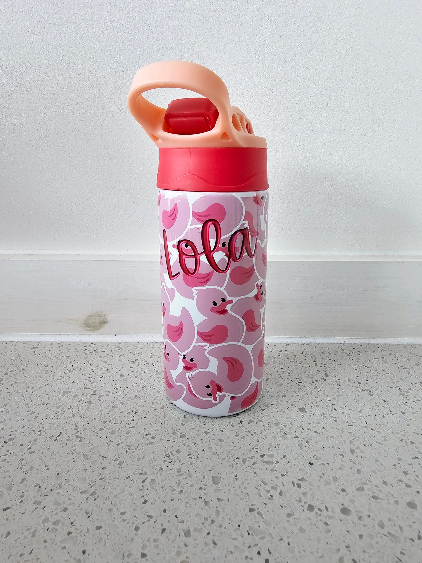 Personalised Water Bottle, Metal Kids Bottle, ALL CURRENT DESIGNS