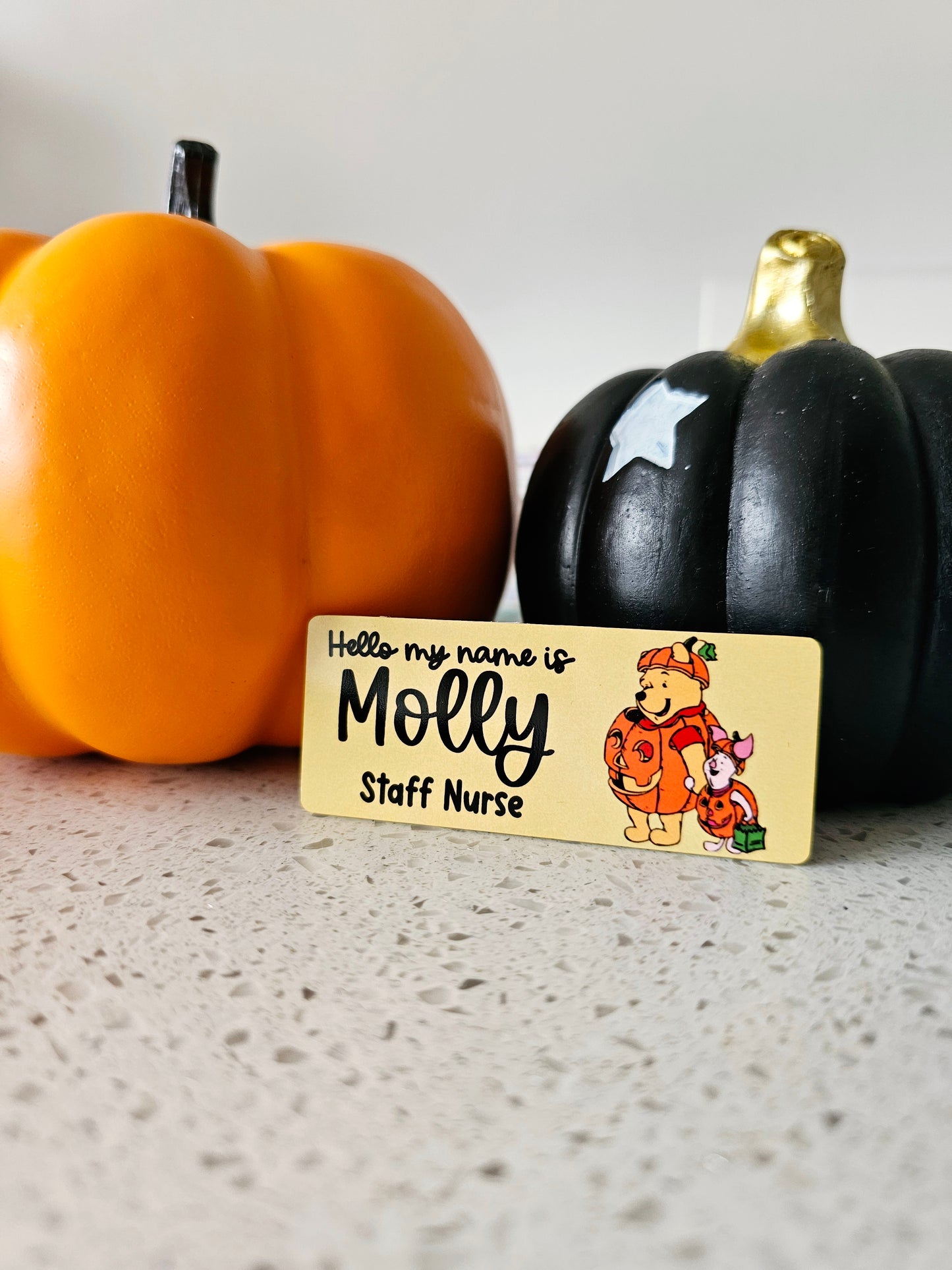 Halloween Name Badges - ALL HALLOWEEN DESIGNS - Nurse, Midwife, Student Nurse, Student Midwife, Healthcare, Carer, NHS Name Badge
