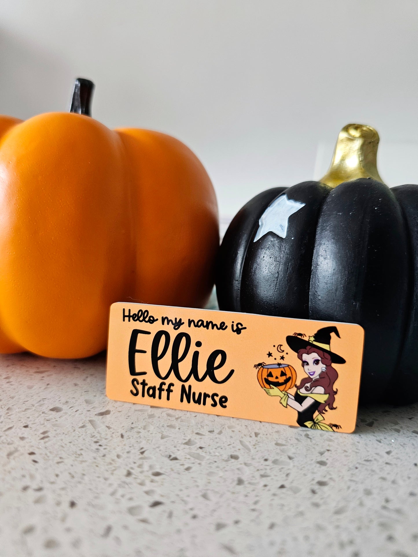 Halloween Name Badges - ALL HALLOWEEN DESIGNS - Nurse, Midwife, Student Nurse, Student Midwife, Healthcare, Carer, NHS Name Badge