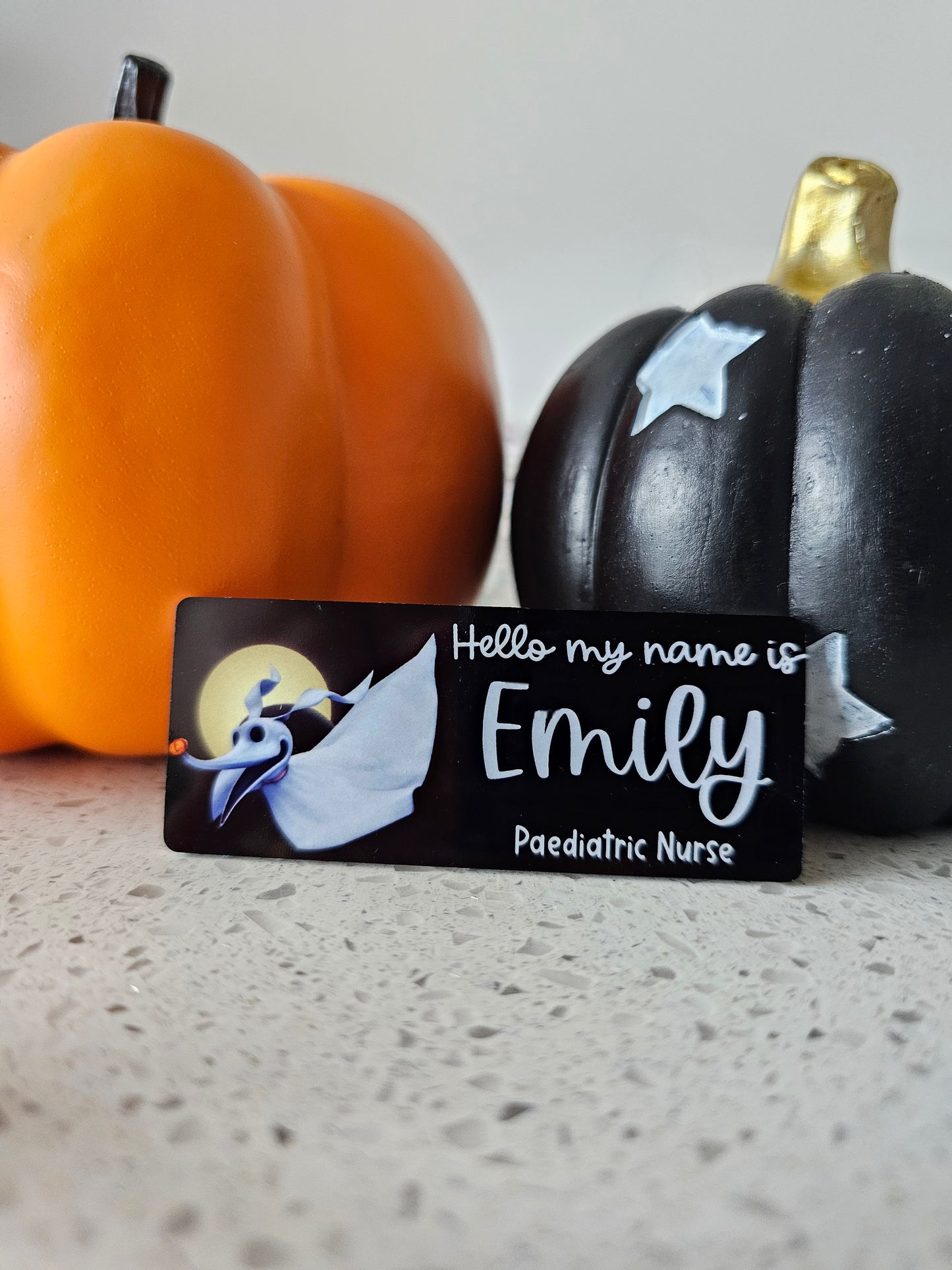 Halloween Name Badges - ALL HALLOWEEN DESIGNS - Nurse, Midwife, Student Nurse, Student Midwife, Healthcare, Carer, NHS Name Badge