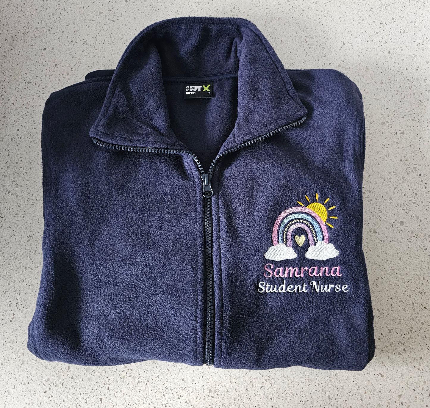 Fleeces - ALL DESIGNS - Personalised Fleece - Nurse Jacket - Midwife Jacket - Student fleece