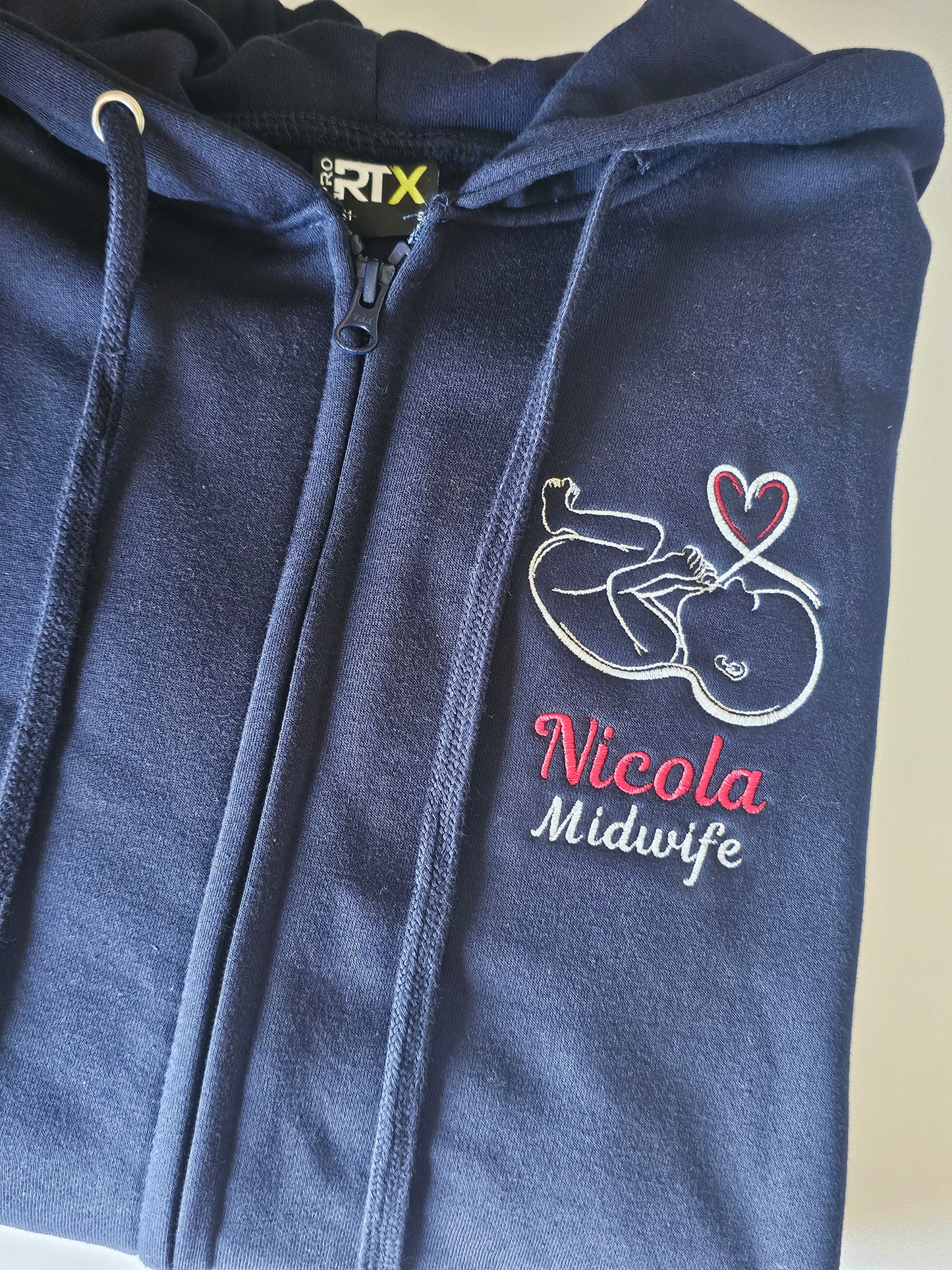 Fleeces - ALL DESIGNS - Personalised Fleece - Nurse Jacket - Midwife Jacket - Student fleece