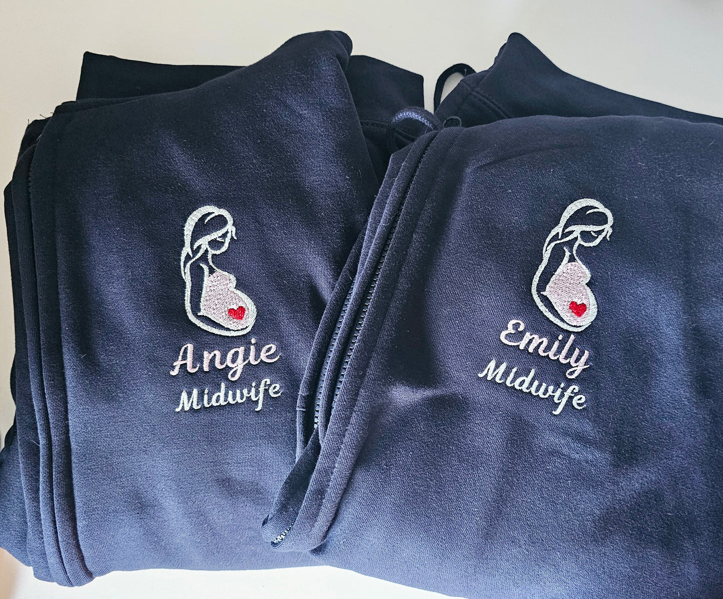 Fleeces - ALL DESIGNS - Personalised Fleece - Nurse Jacket - Midwife Jacket - Student fleece
