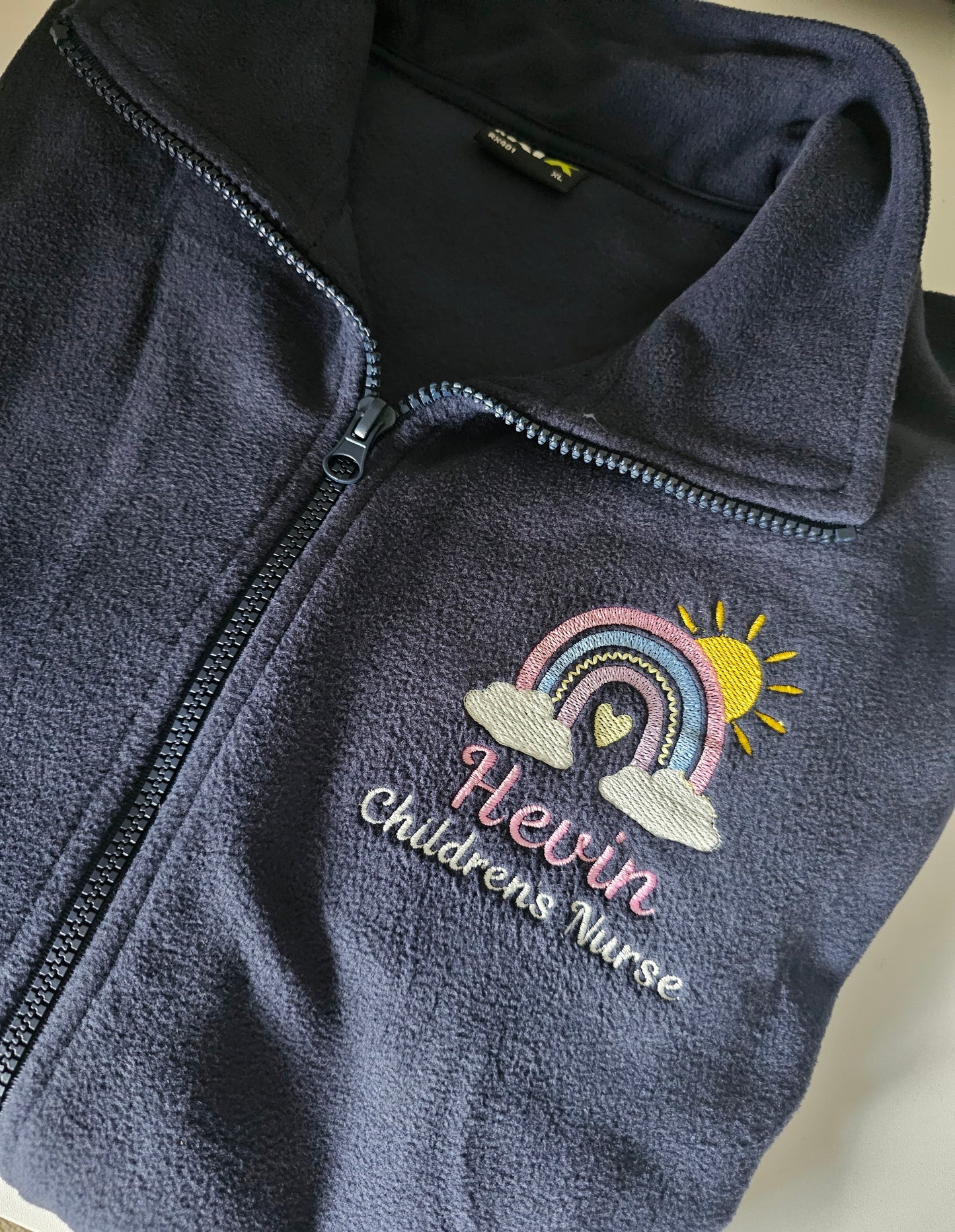 Fleeces - ALL DESIGNS - Personalised Fleece - Nurse Jacket - Midwife Jacket - Student fleece