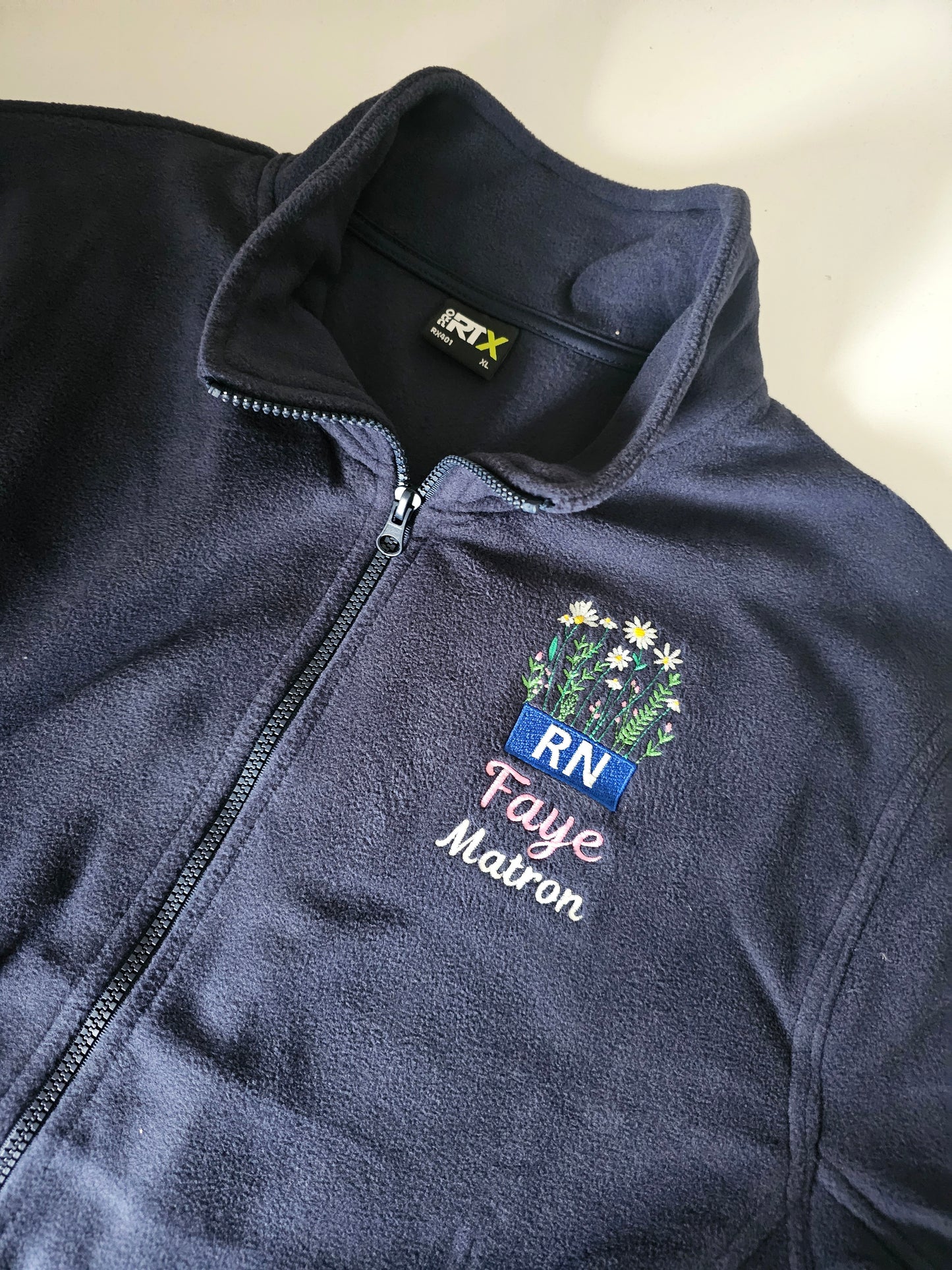 Fleeces - ALL DESIGNS - Personalised Fleece - Nurse Jacket - Midwife Jacket - Student fleece