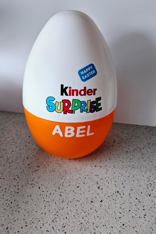 Personalised Fillable Plastic Egg