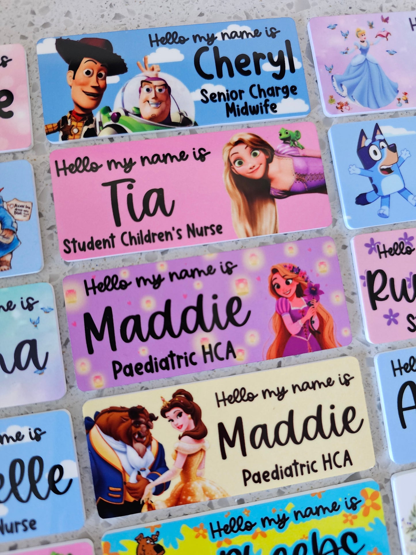 Midwife Name Badge, Nurse Name Badge, NHS Name Badge, Student Midwife Name Badge, Student Nurse Name Badge, Doctor Name Badge - ALL DESIGNS