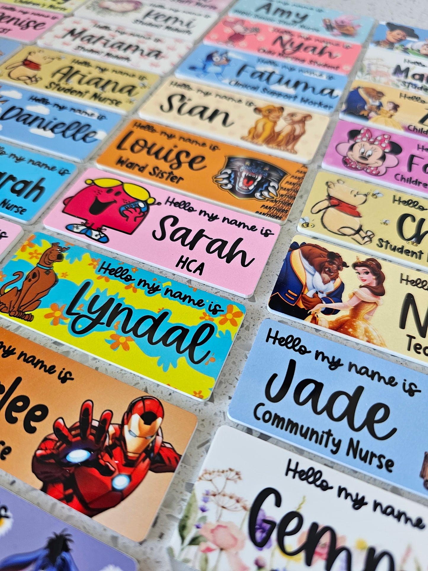 Midwife Name Badge, Nurse Name Badge, NHS Name Badge, Student Midwife Name Badge, Student Nurse Name Badge, Doctor Name Badge - ALL DESIGNS