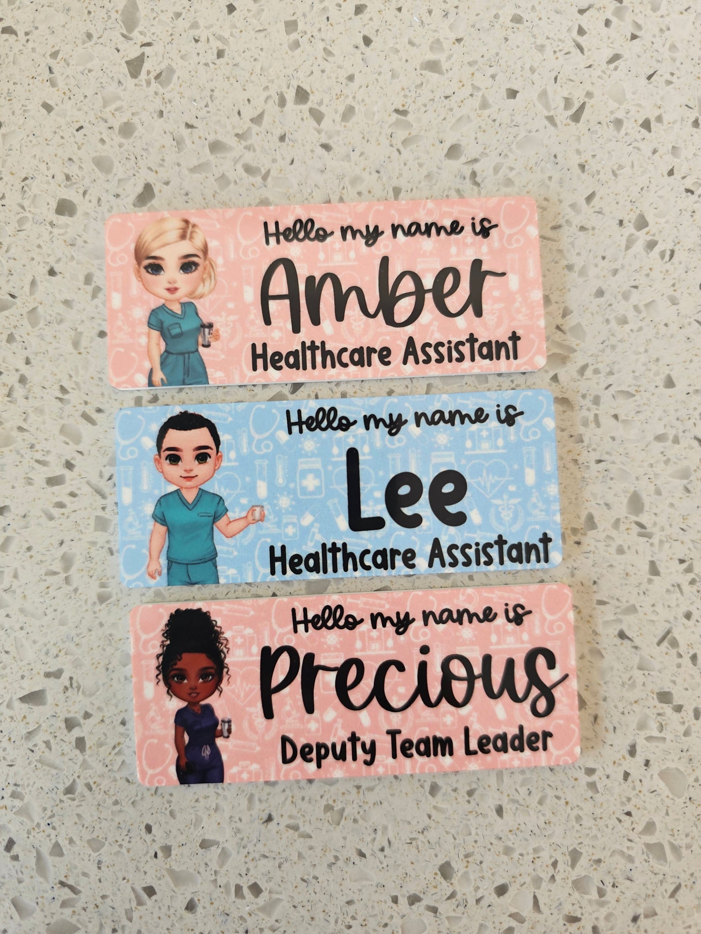 Bespoke Characeter Medical Theme Name Badge - MALE
