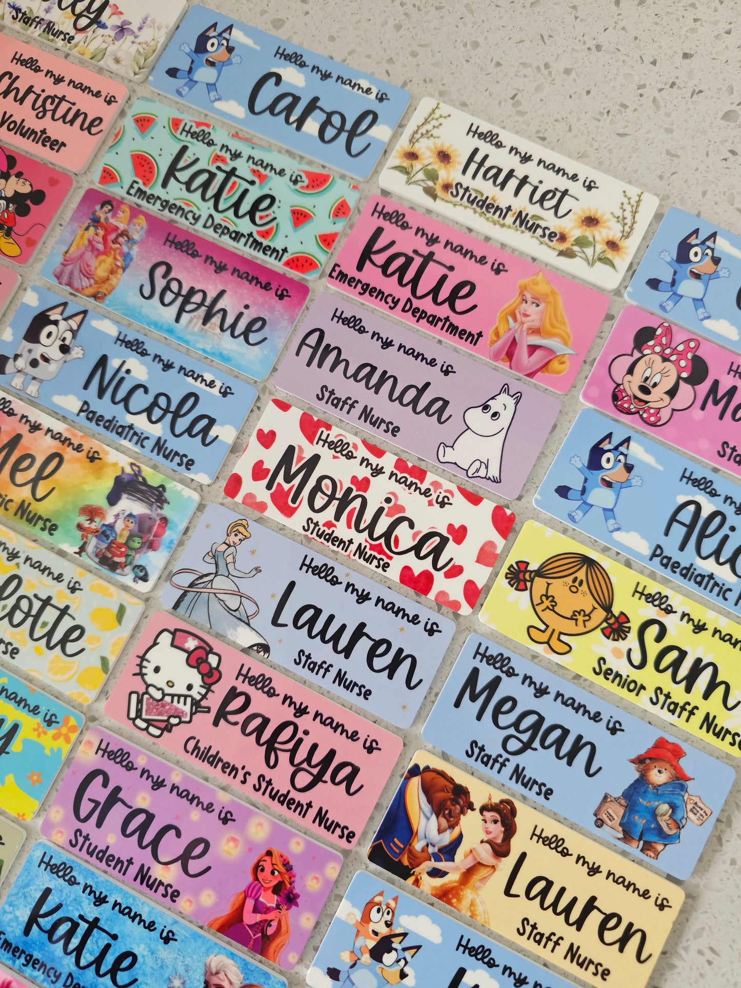 Midwife Name Badge, Nurse Name Badge, NHS Name Badge, Student Midwife Name Badge, Student Nurse Name Badge, Doctor Name Badge - ALL DESIGNS