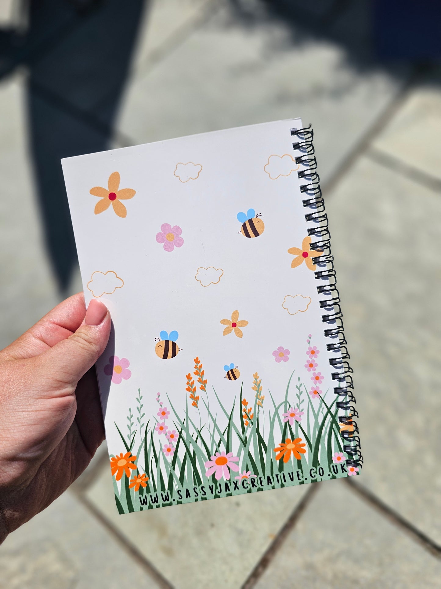 Personalised Notebook - double-sided printed design - thank you teacher gift