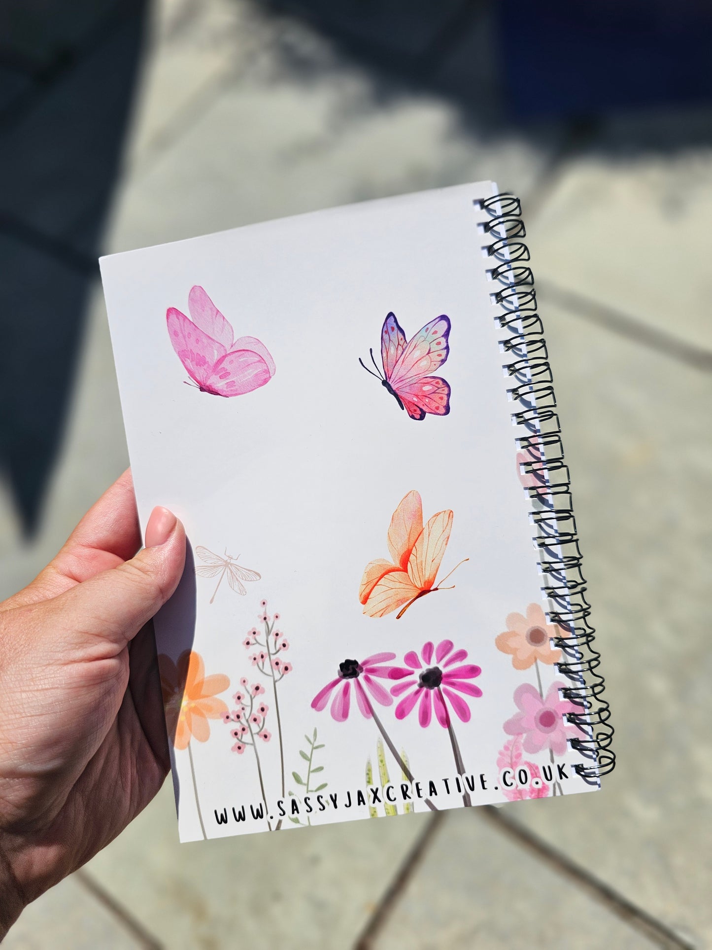 Personalised Notebook - double-sided printed design - thank you teacher gift