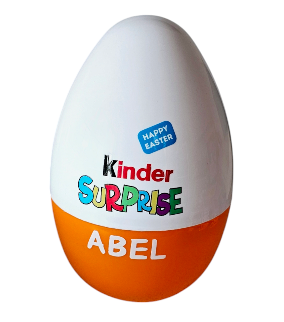 Personalised Fillable Plastic Egg