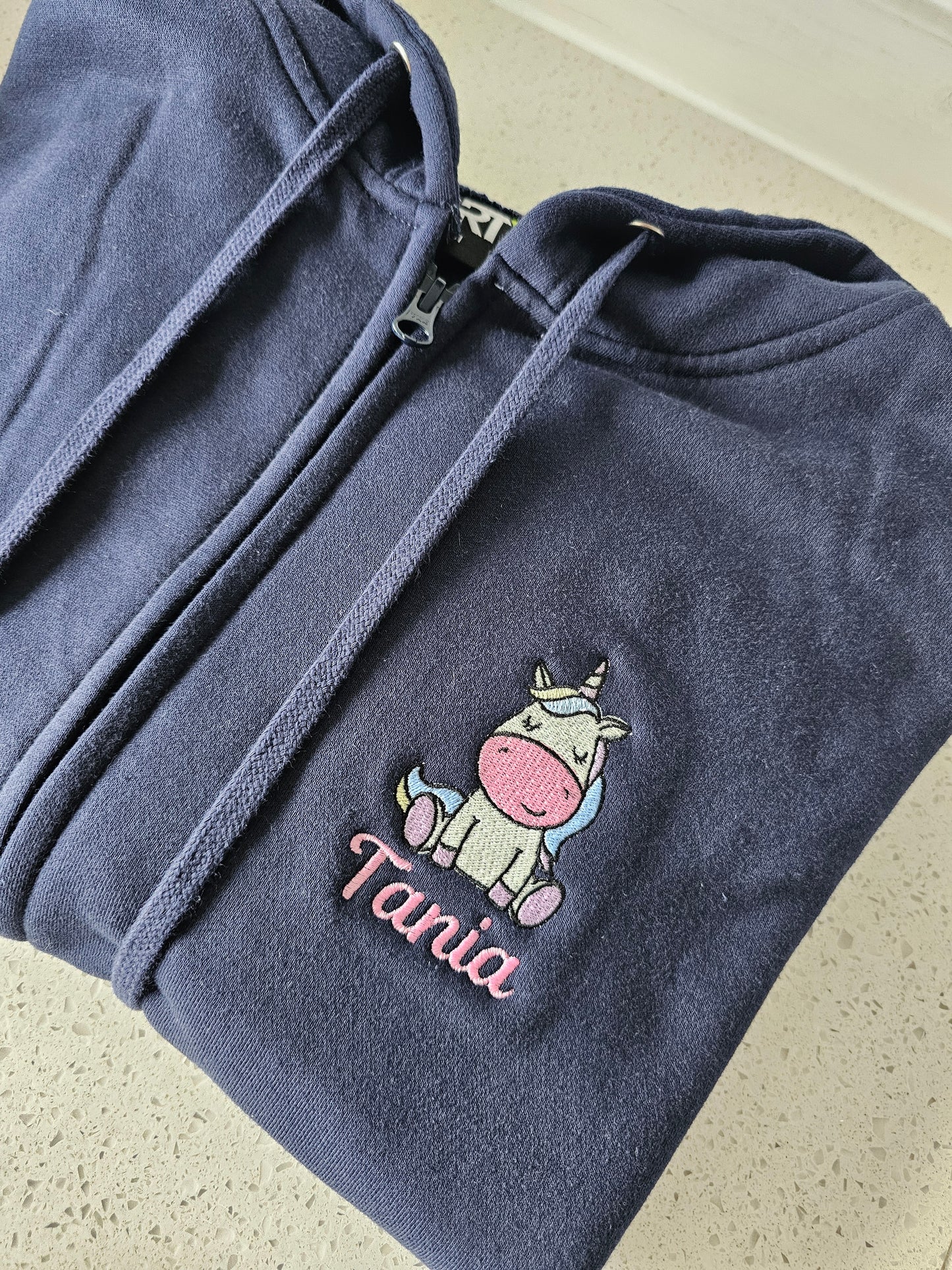 Embroidered Unicorn Hoodie - Healthcare - Student Nurse, Student Midwife Gift