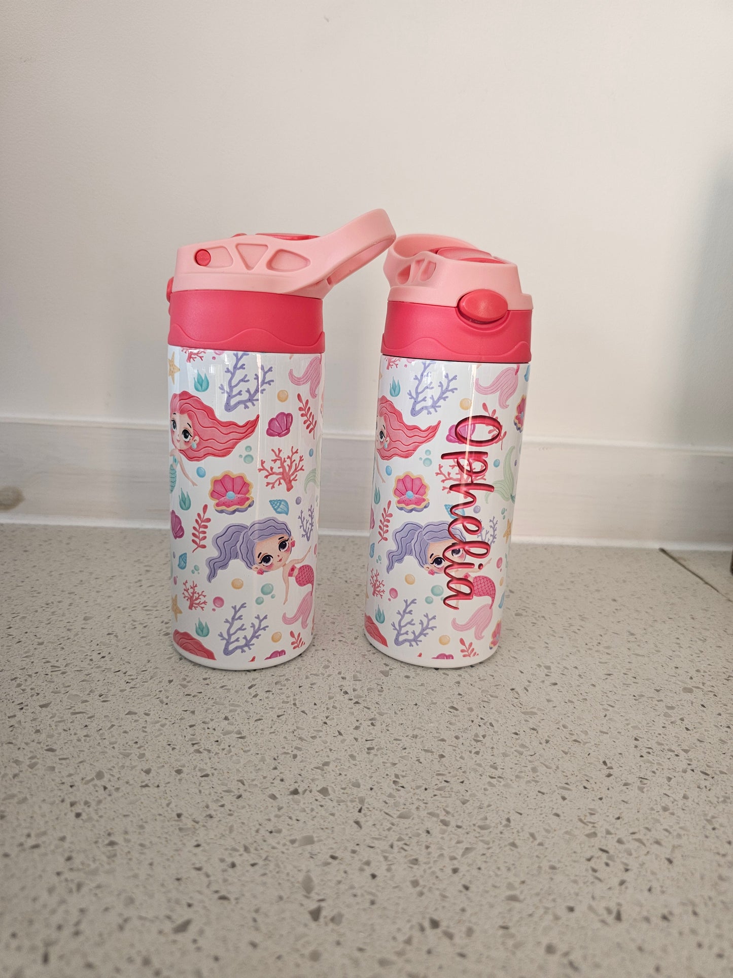 Personalised Water Bottle, Metal Kids Bottle, ALL CURRENT DESIGNS