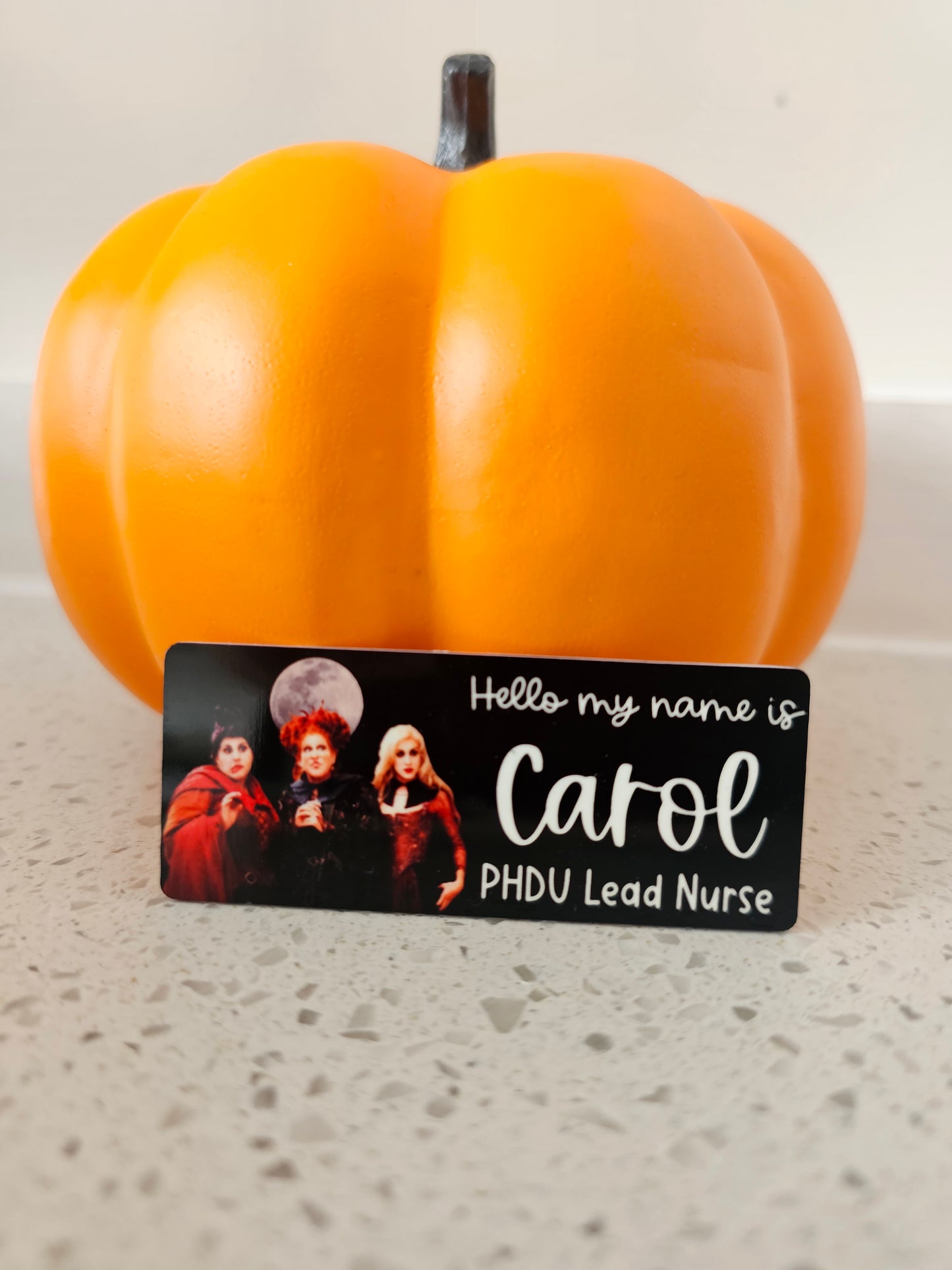 Halloween Name Badges - ALL HALLOWEEN DESIGNS - Nurse, Midwife, Student Nurse, Student Midwife, Healthcare, Carer, NHS Name Badge