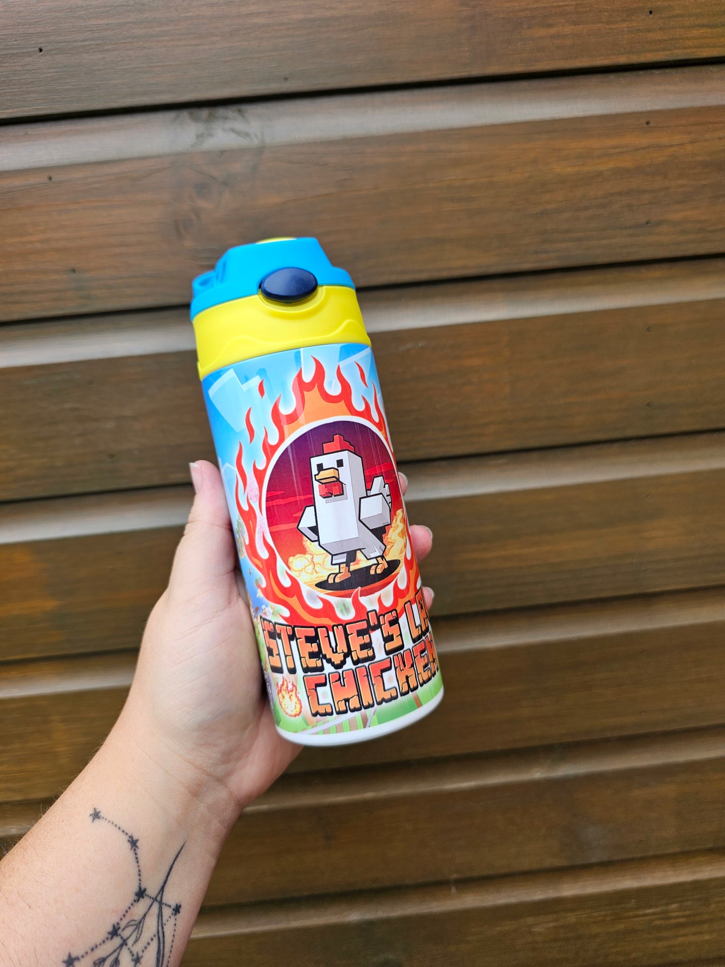 Personalised Water Bottle, Metal Kids Bottle, ALL CURRENT DESIGNS