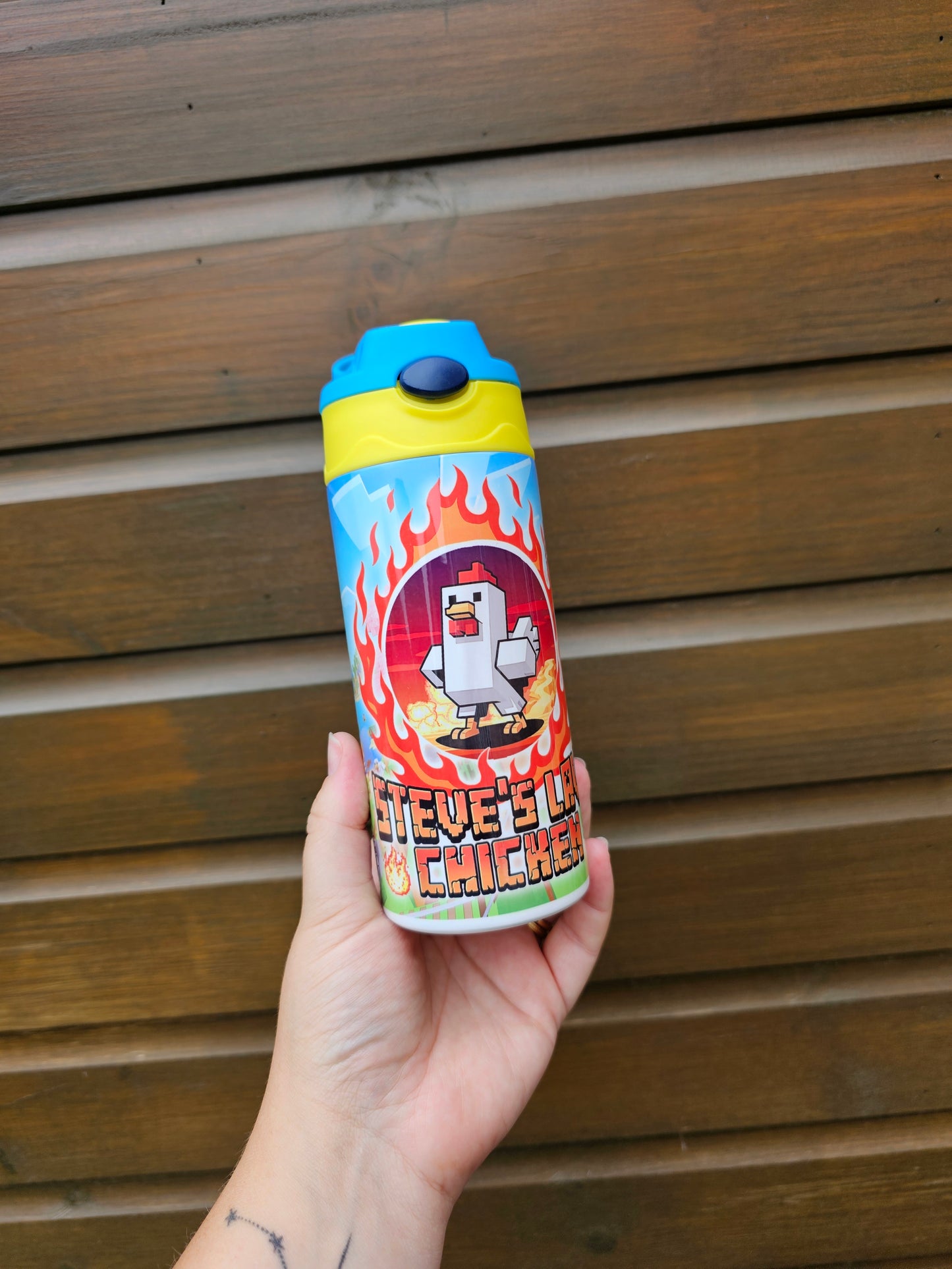 Personalised Water Bottle, Metal Kids Bottle, ALL CURRENT DESIGNS