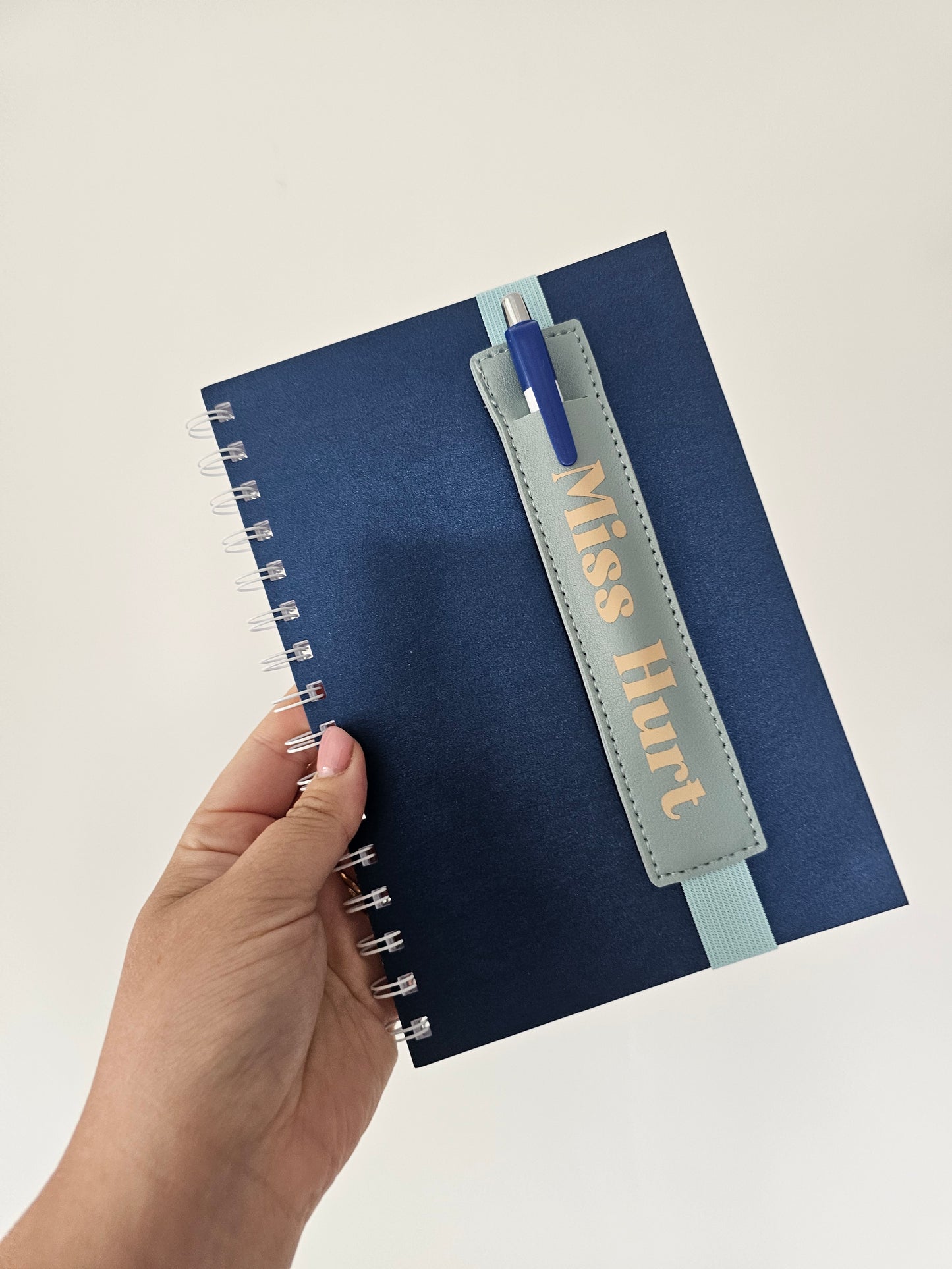 Personalised teacher pen holder for notebook, thank you teacher gifts, teacher pen holder, teacher gift