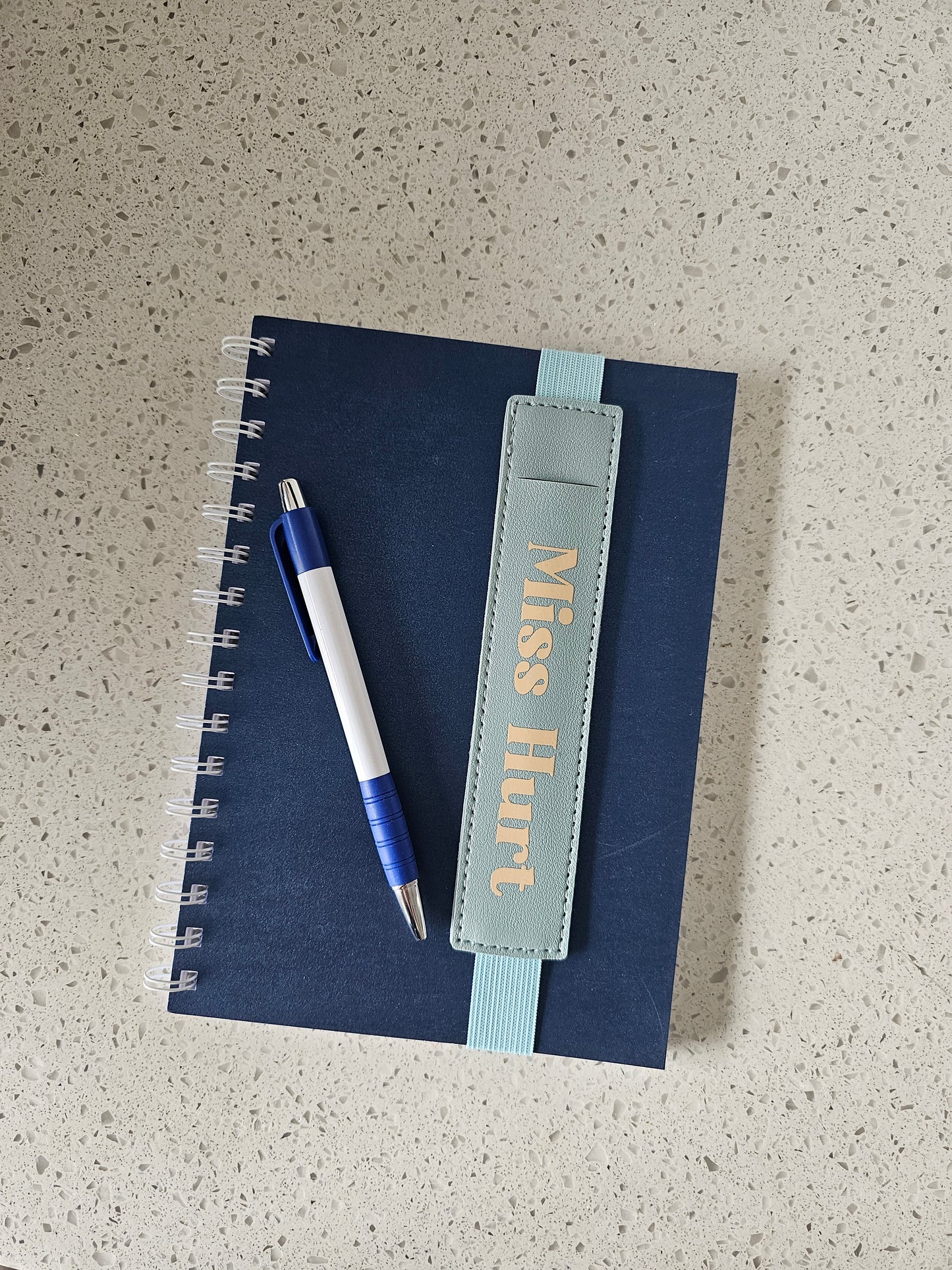 Personalised teacher pen holder for notebook, thank you teacher gifts, teacher pen holder, teacher gift