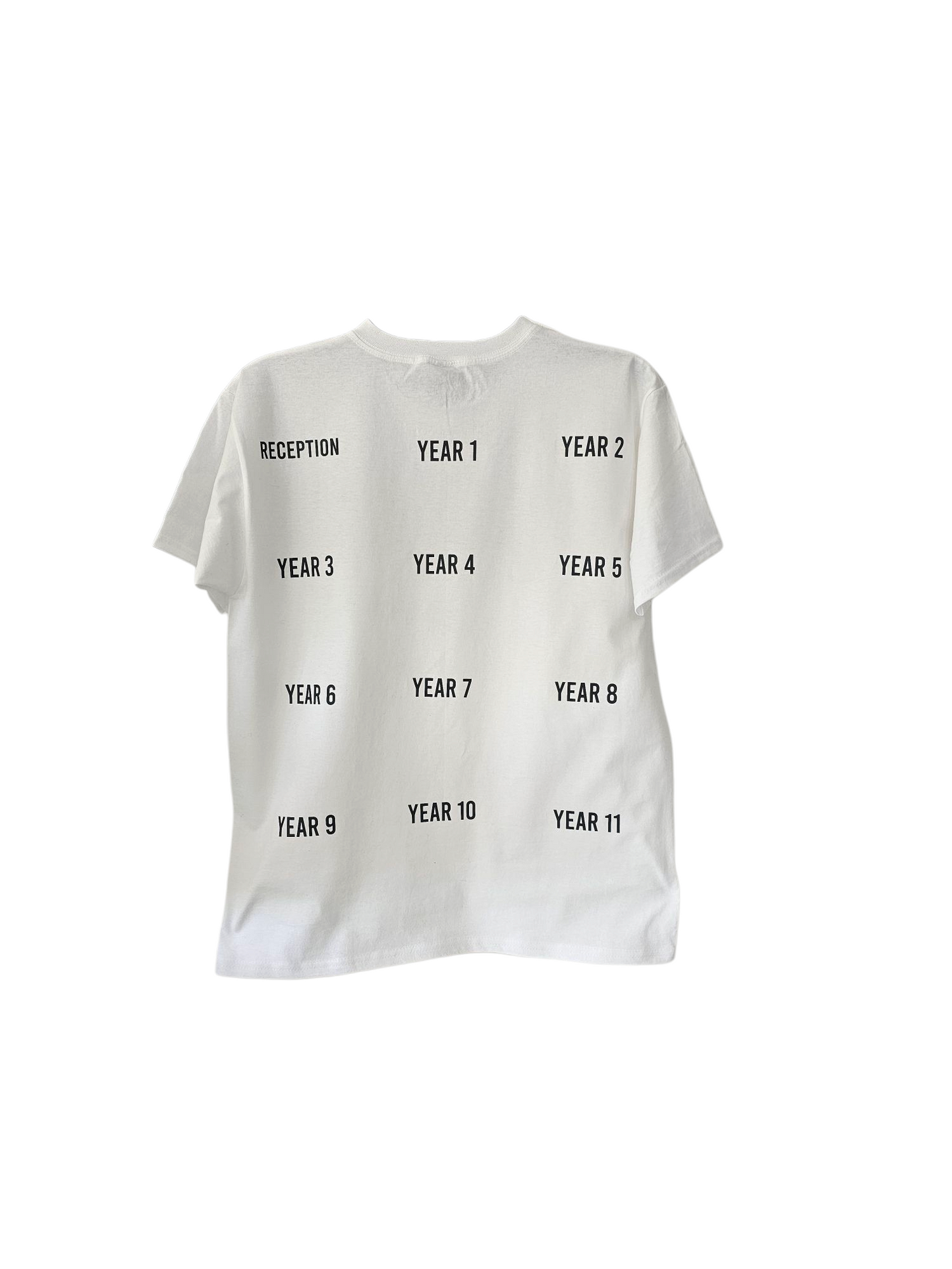 Class of 2037 personalised tshirts, grow with me hand print tshirt, school starter top
