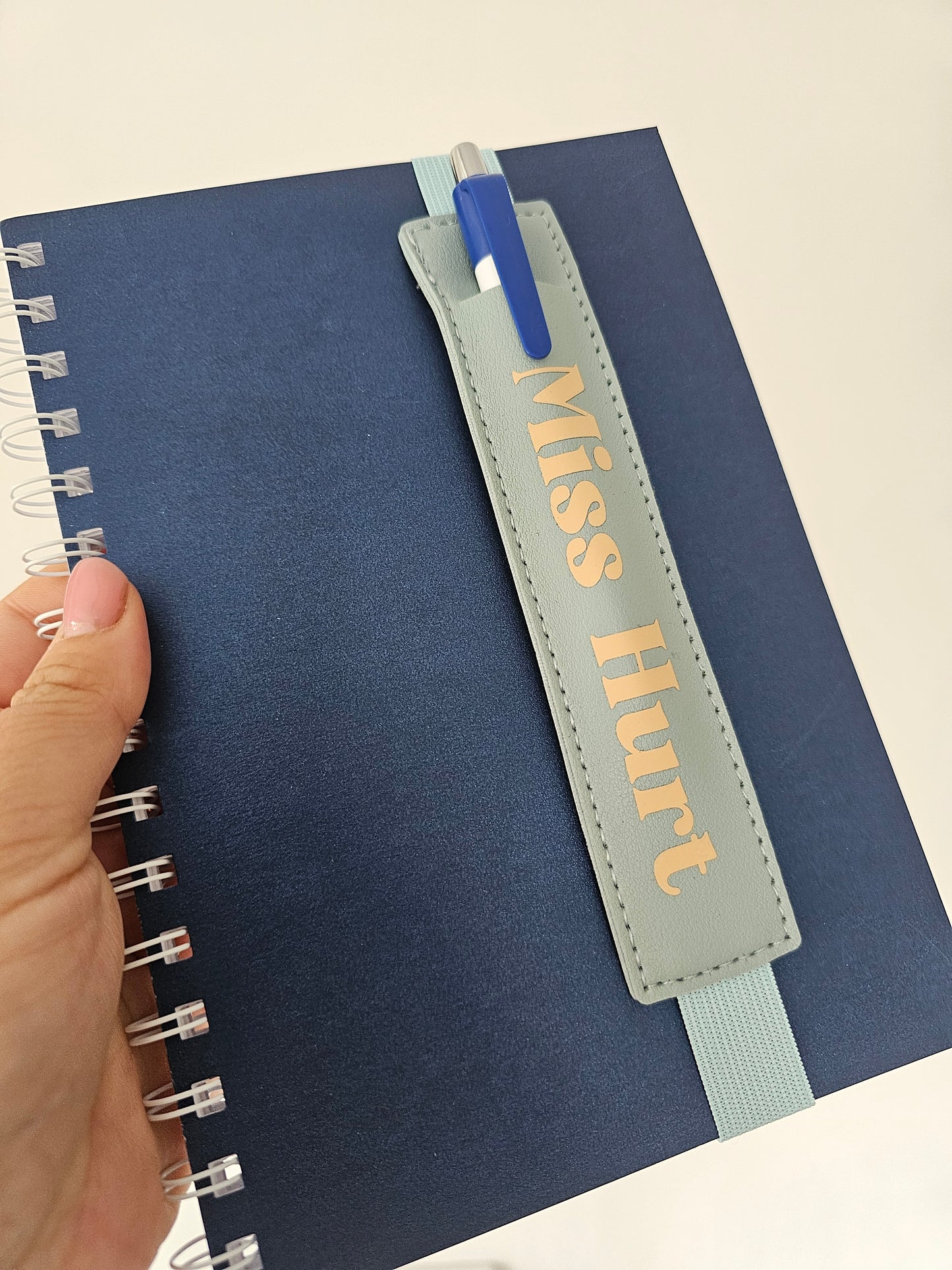 Personalised teacher pen holder for notebook, thank you teacher gifts, teacher pen holder, teacher gift