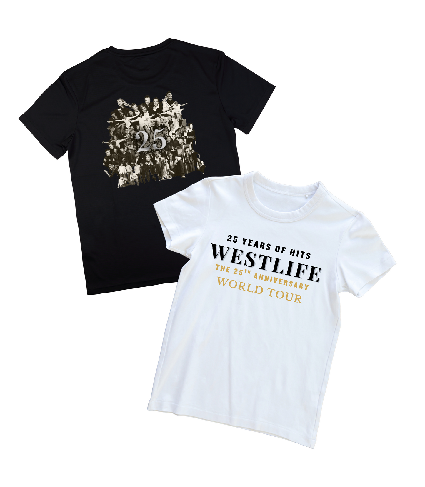 Westlife 25th anniversary World tour concert tshirt - westlife boy band top, Westlife lyrics tshirt