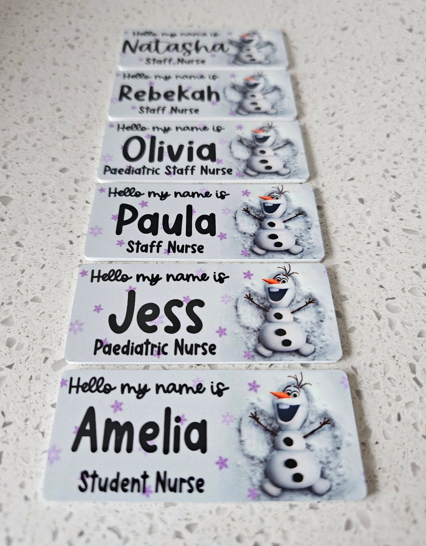 Christmas Name Badge ALL DESIGNS, Nurse Name Badge, Midwife Name Badge, Student Nurse Name Badge, Student Midwife Name Badge