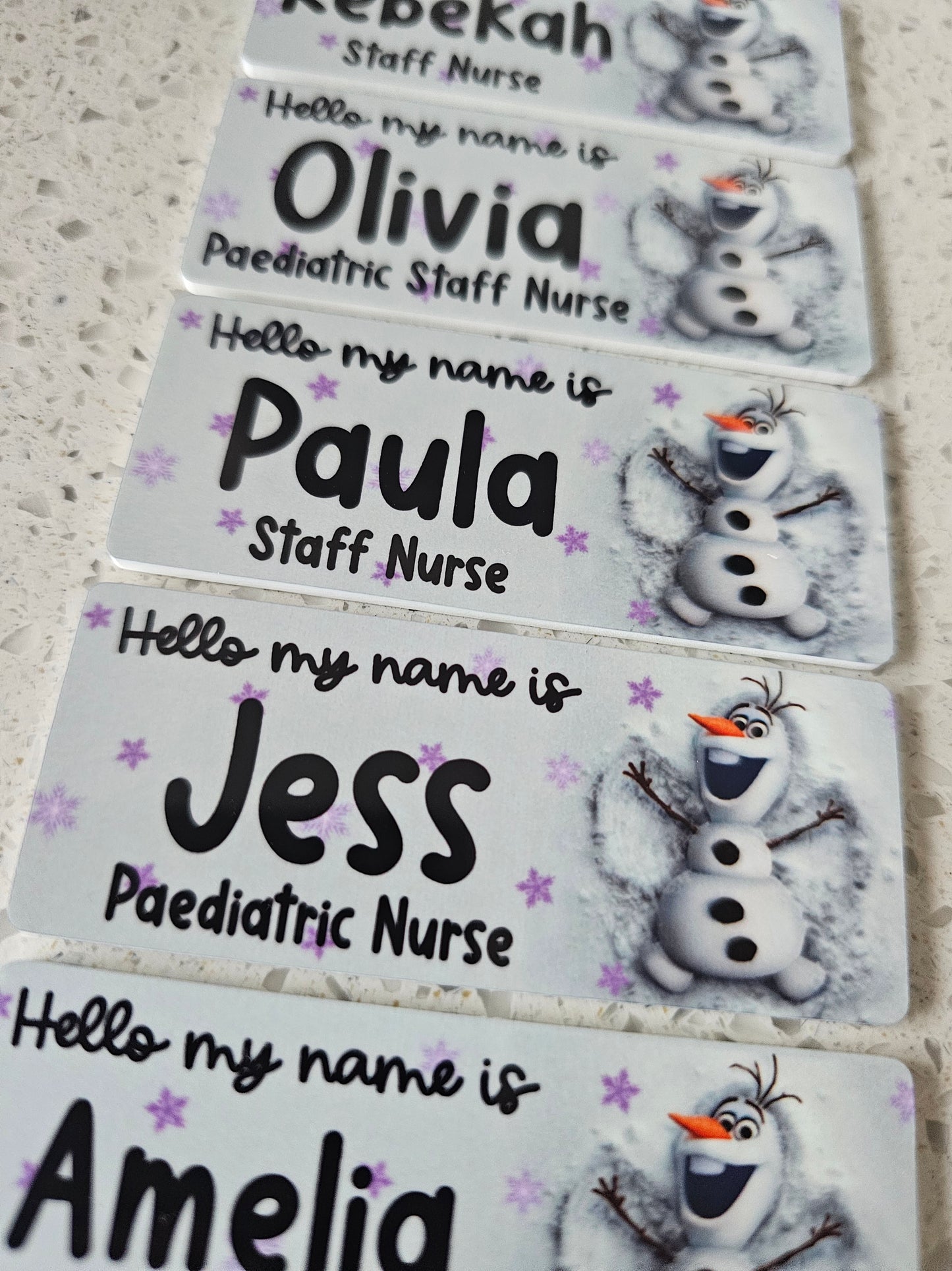 Christmas Name Badge ALL DESIGNS, Nurse Name Badge, Midwife Name Badge, Student Nurse Name Badge, Student Midwife Name Badge