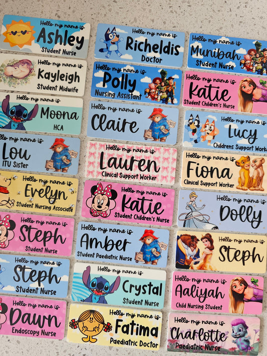 Midwife Name Badge, Nurse Name Badge, NHS Name Badge, Student Midwife Name Badge, Student Nurse Name Badge, Doctor Name Badge - ALL DESIGNS