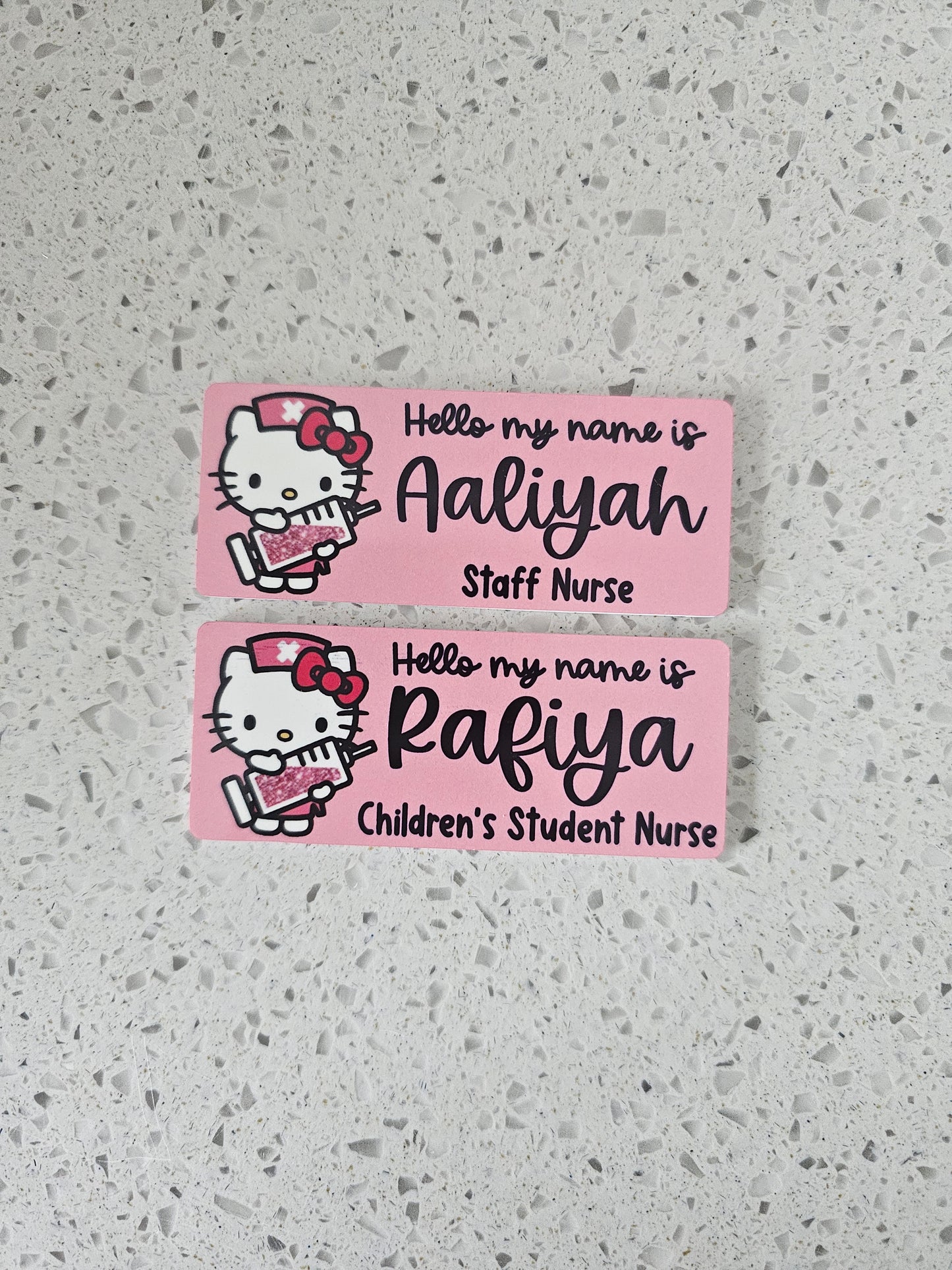 Midwife Name Badge, Nurse Name Badge, NHS Name Badge, Student Midwife Name Badge, Student Nurse Name Badge, Doctor Name Badge - Kitty
