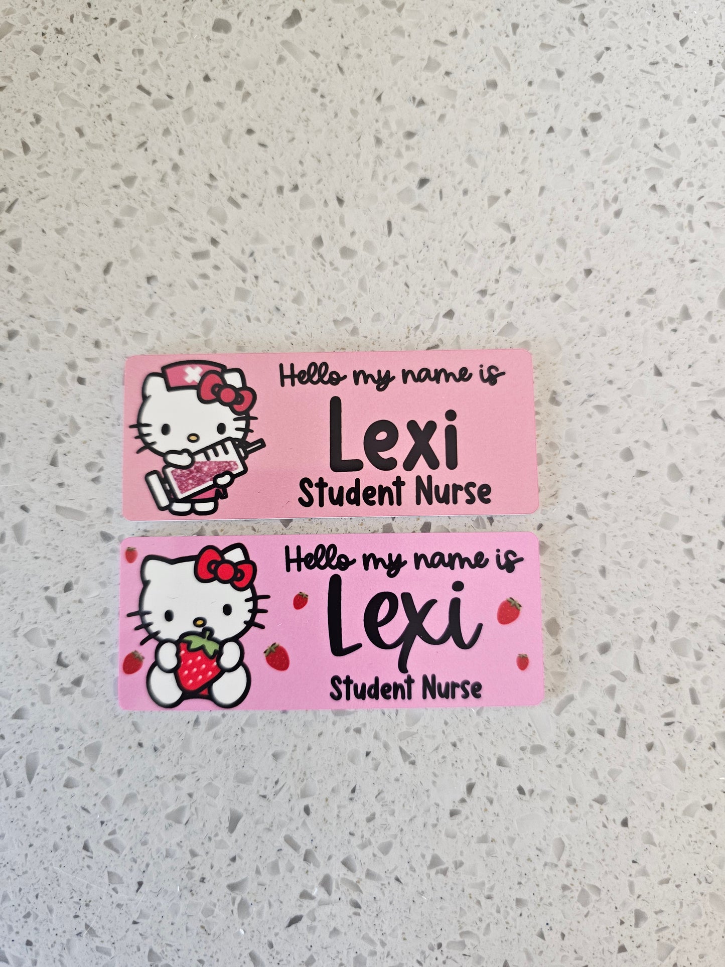 Midwife Name Badge, Nurse Name Badge, NHS Name Badge, Student Midwife Name Badge, Student Nurse Name Badge, Doctor Name Badge - Kitty