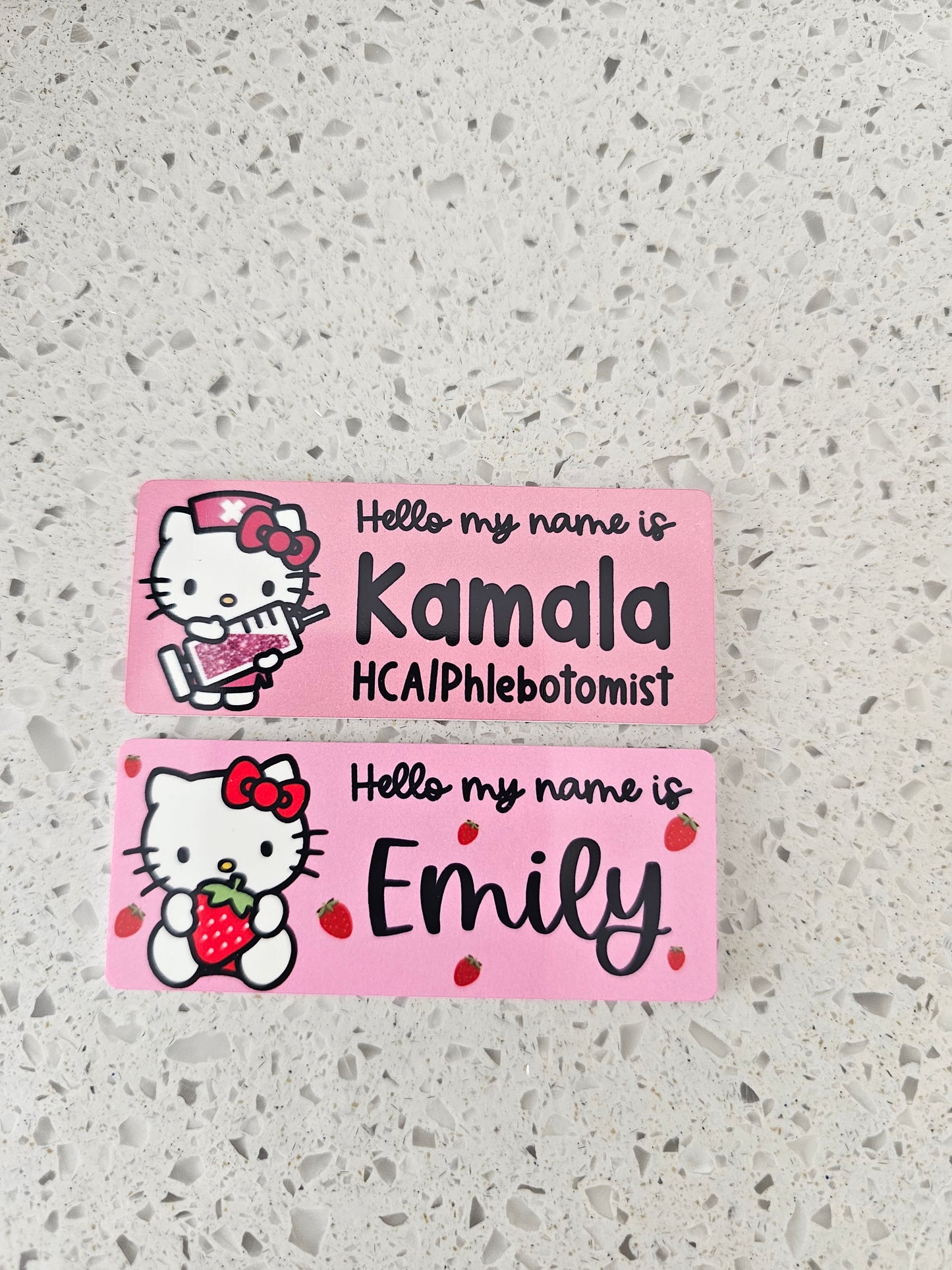 Midwife Name Badge, Nurse Name Badge, NHS Name Badge, Student Midwife Name Badge, Student Nurse Name Badge, Doctor Name Badge - Kitty