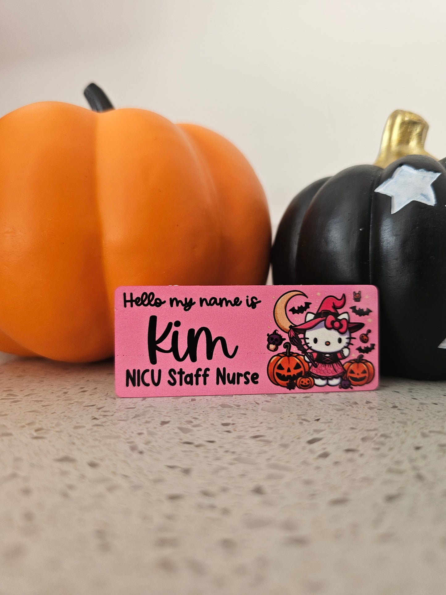 Midwife Name Badge, Nurse Name Badge, NHS Name Badge, Student Midwife Name Badge, Student Nurse Name Badge, Doctor Name Badge - Kitty