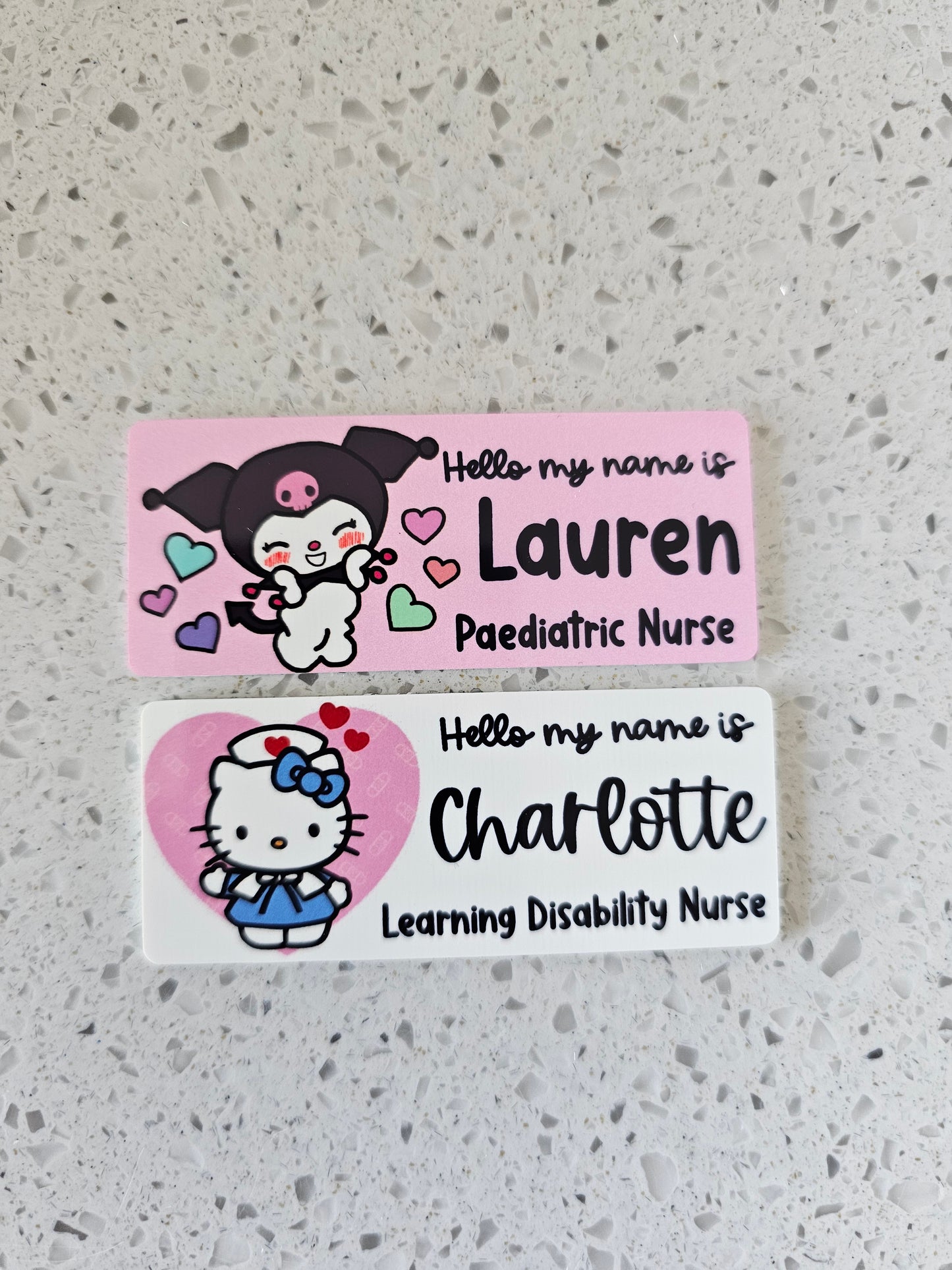 Midwife Name Badge, Nurse Name Badge, NHS Name Badge, Student Midwife Name Badge, Student Nurse Name Badge, Doctor Name Badge - Kitty