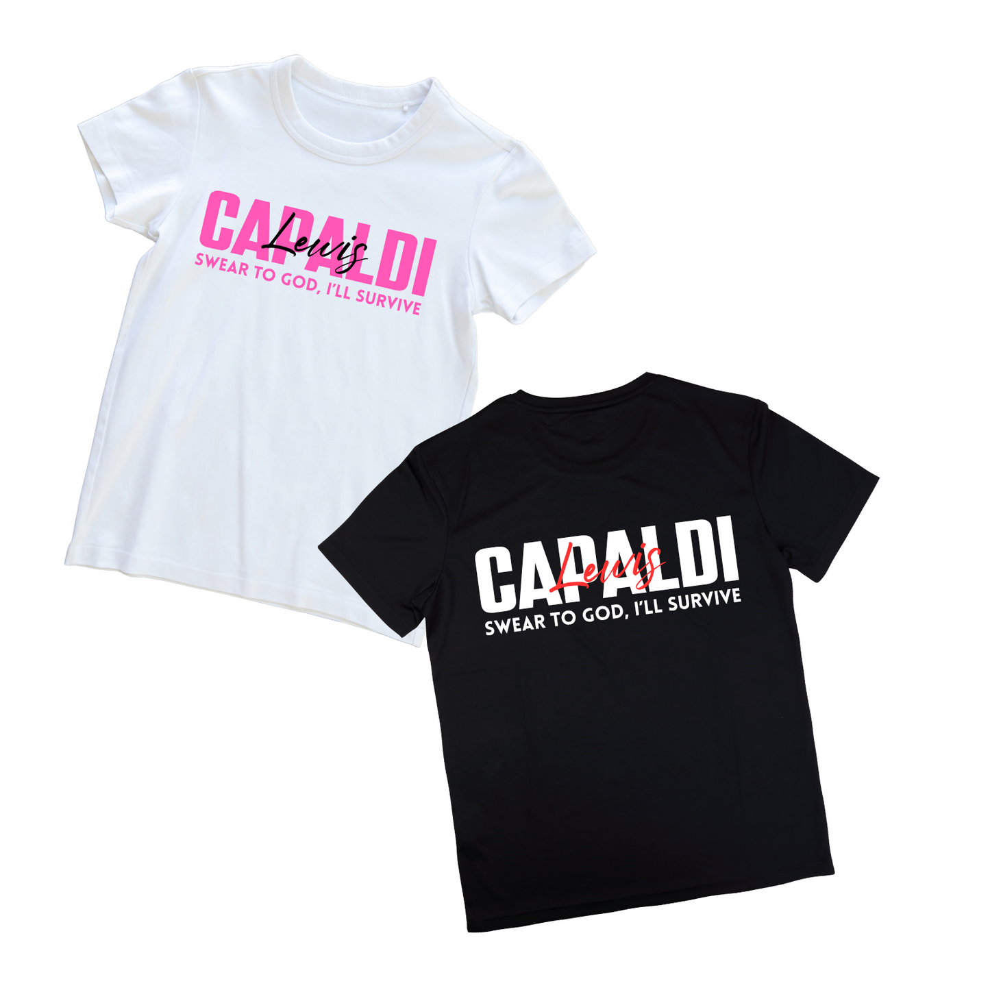 Lewis Capaldi Concert Tshirt, Survive top for Lewis Capaldi Tour