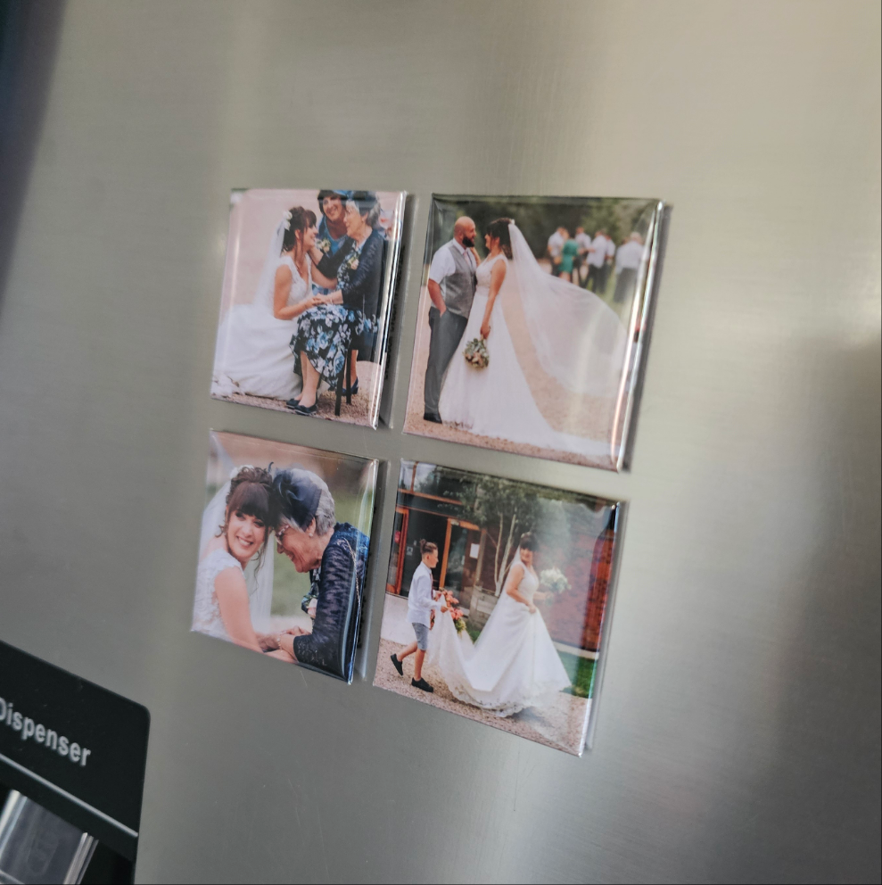 Photo Magents, Photo Gift, Photo Collage Gift Idea, Magnet, Bespoke Fridge magnet