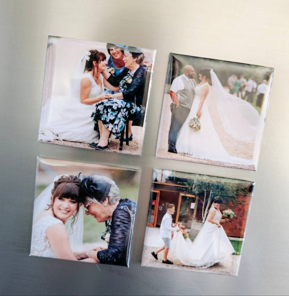 Photo Magents, Photo Gift, Photo Collage Gift Idea, Magnet, Bespoke Fridge magnet