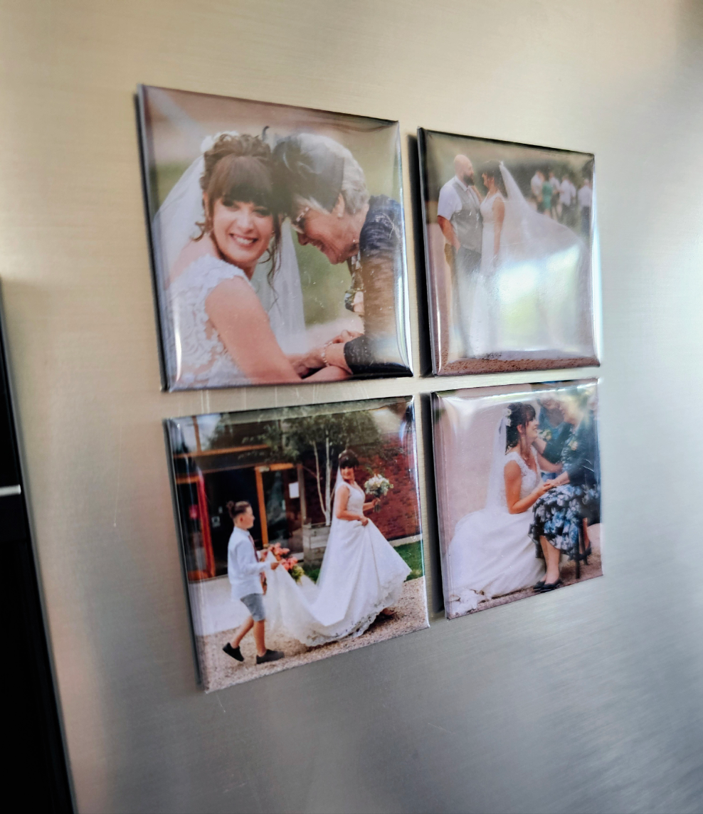 Photo Magents, Photo Gift, Photo Collage Gift Idea, Magnet, Bespoke Fridge magnet