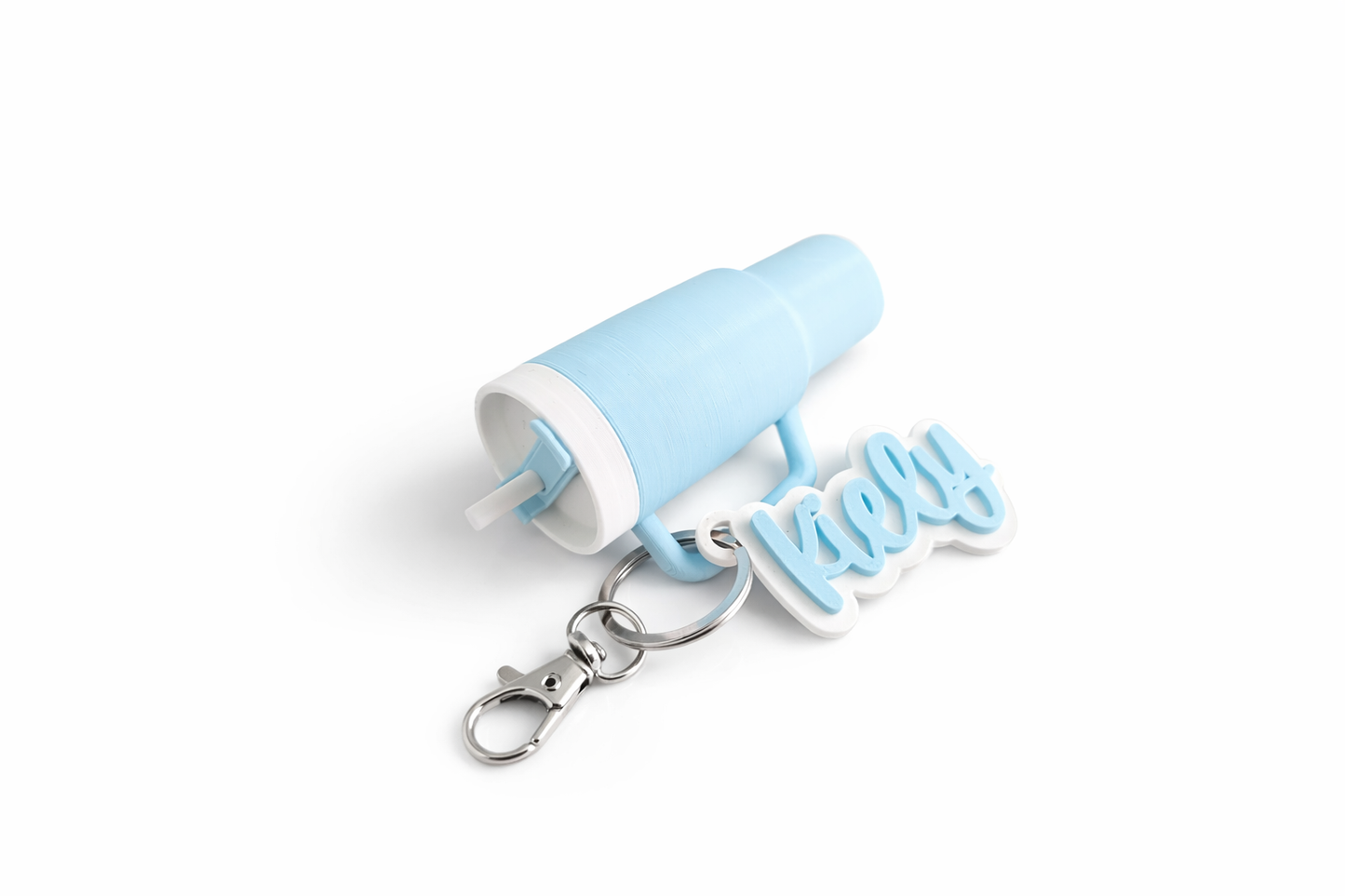 Personalised Mini Stanley inspired Cup Keyring, Lipbalm holder Keychain Cup with Name
