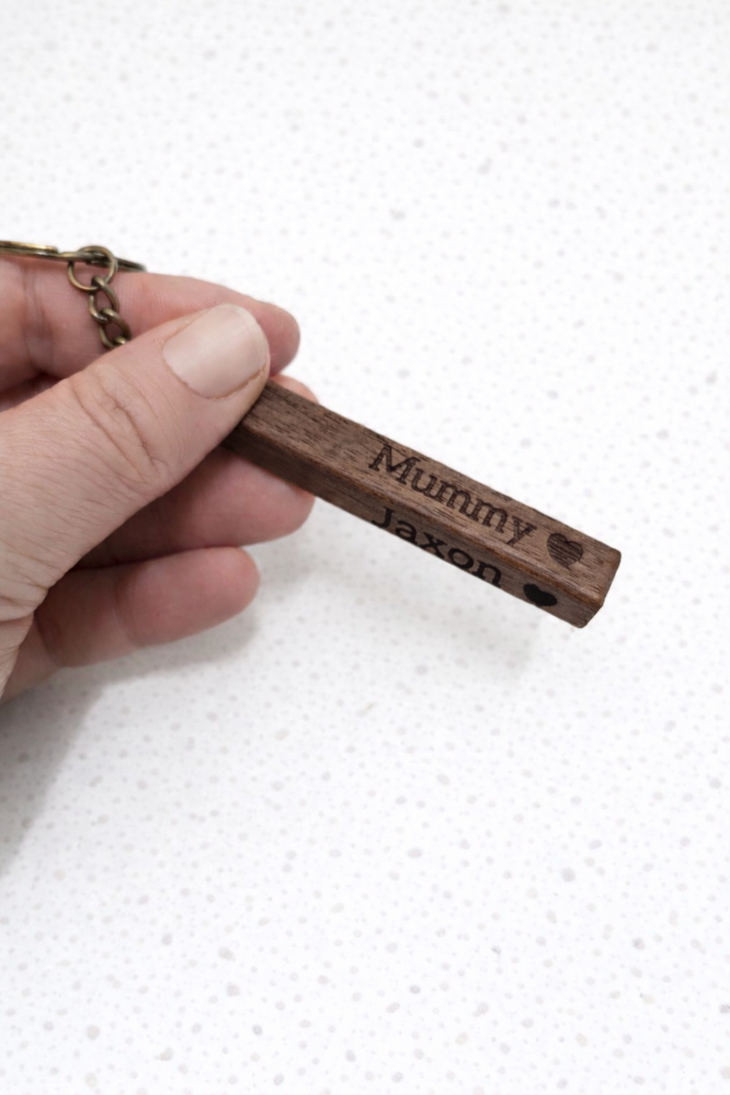 Personalised mummy keyring, engraved wooden keyring personalised mum, mummy, nanny gift, mothers day gift, gift for her on mother's day
